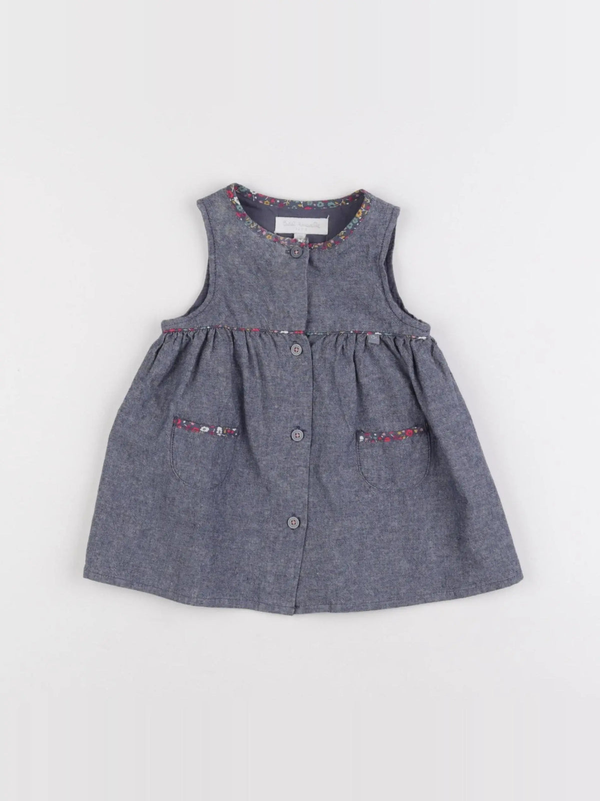 Cadet Rousselle - robe bleu - 3 mois