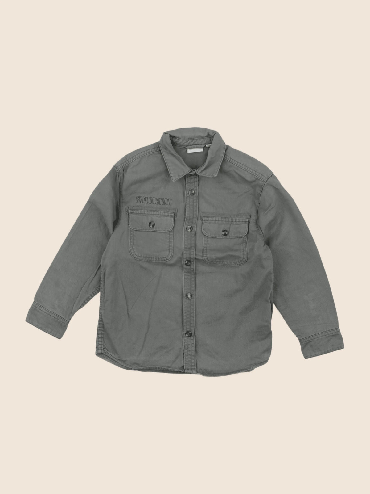Vertbaudet - chemise vert - 8 ans