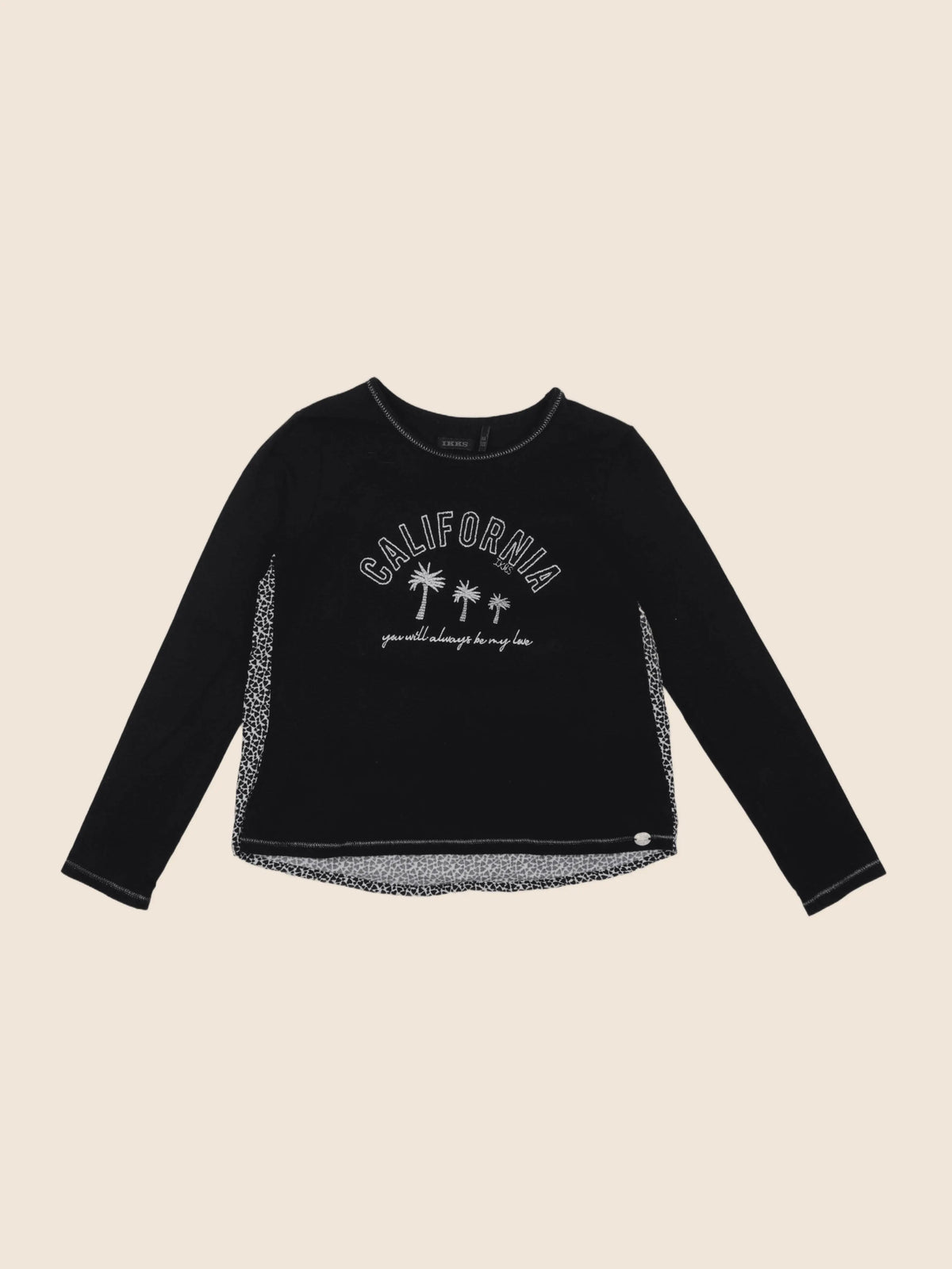 IKKS - tee-shirt noir - 8 ans