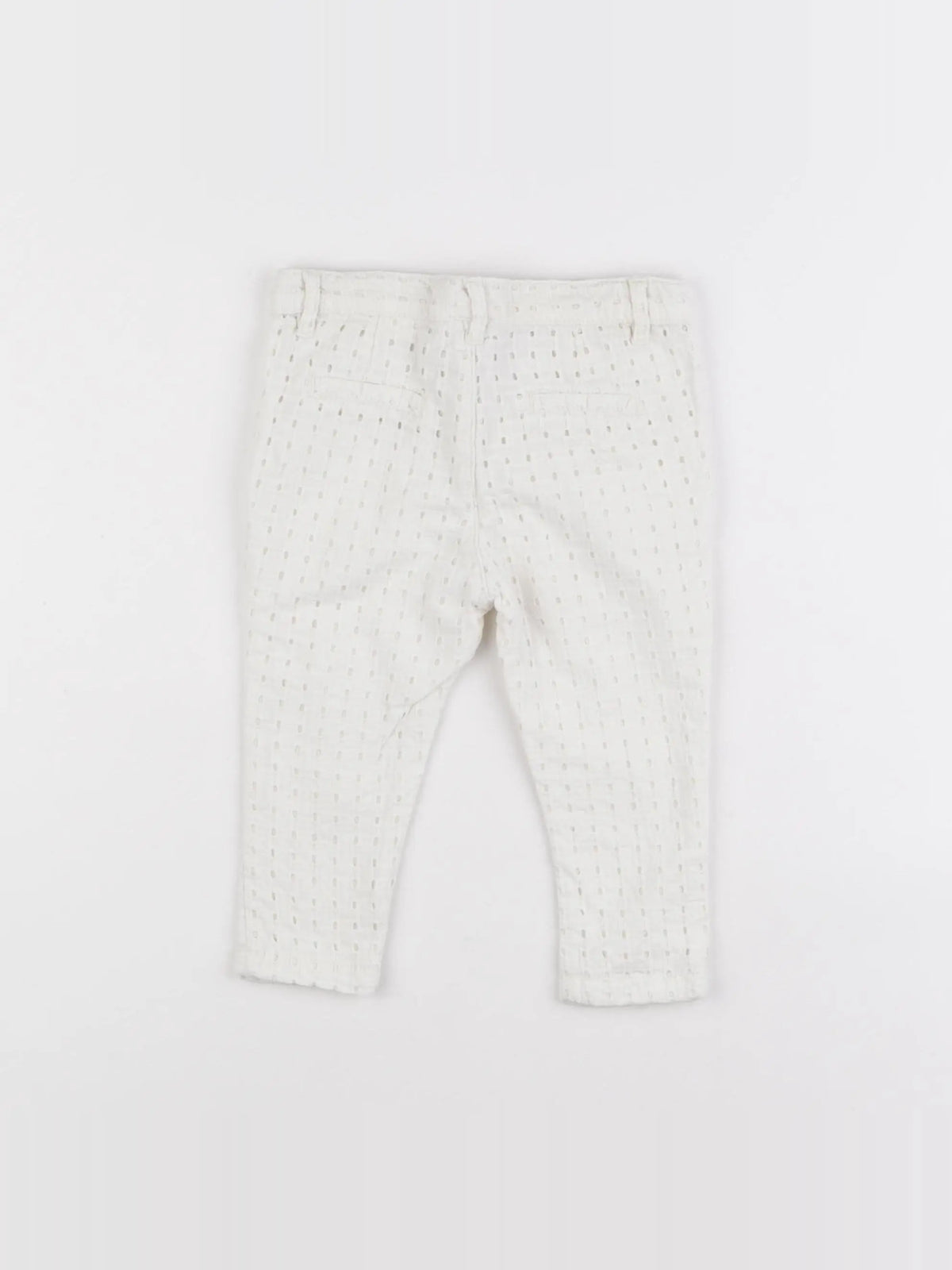 Zara - pantalon doublé beige - 6/9 mois