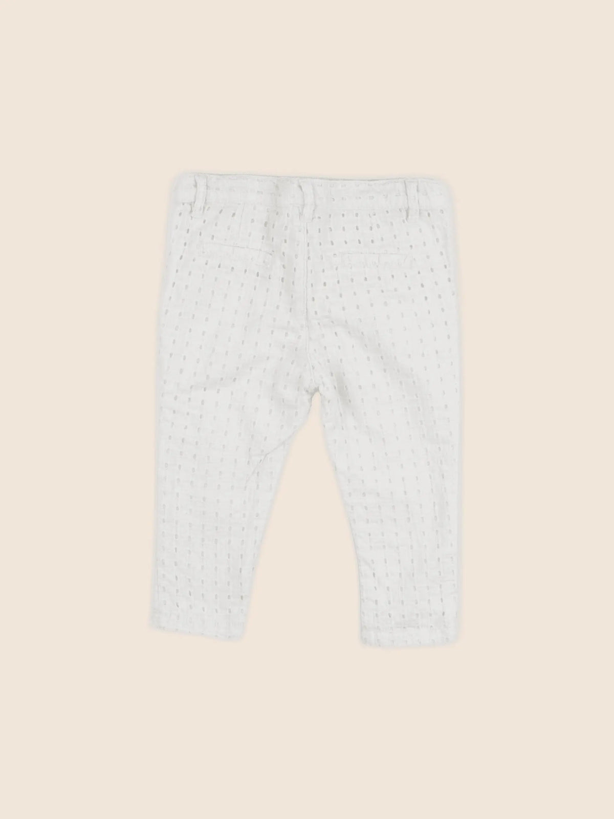 Zara - pantalon doublé beige - 6/9 mois