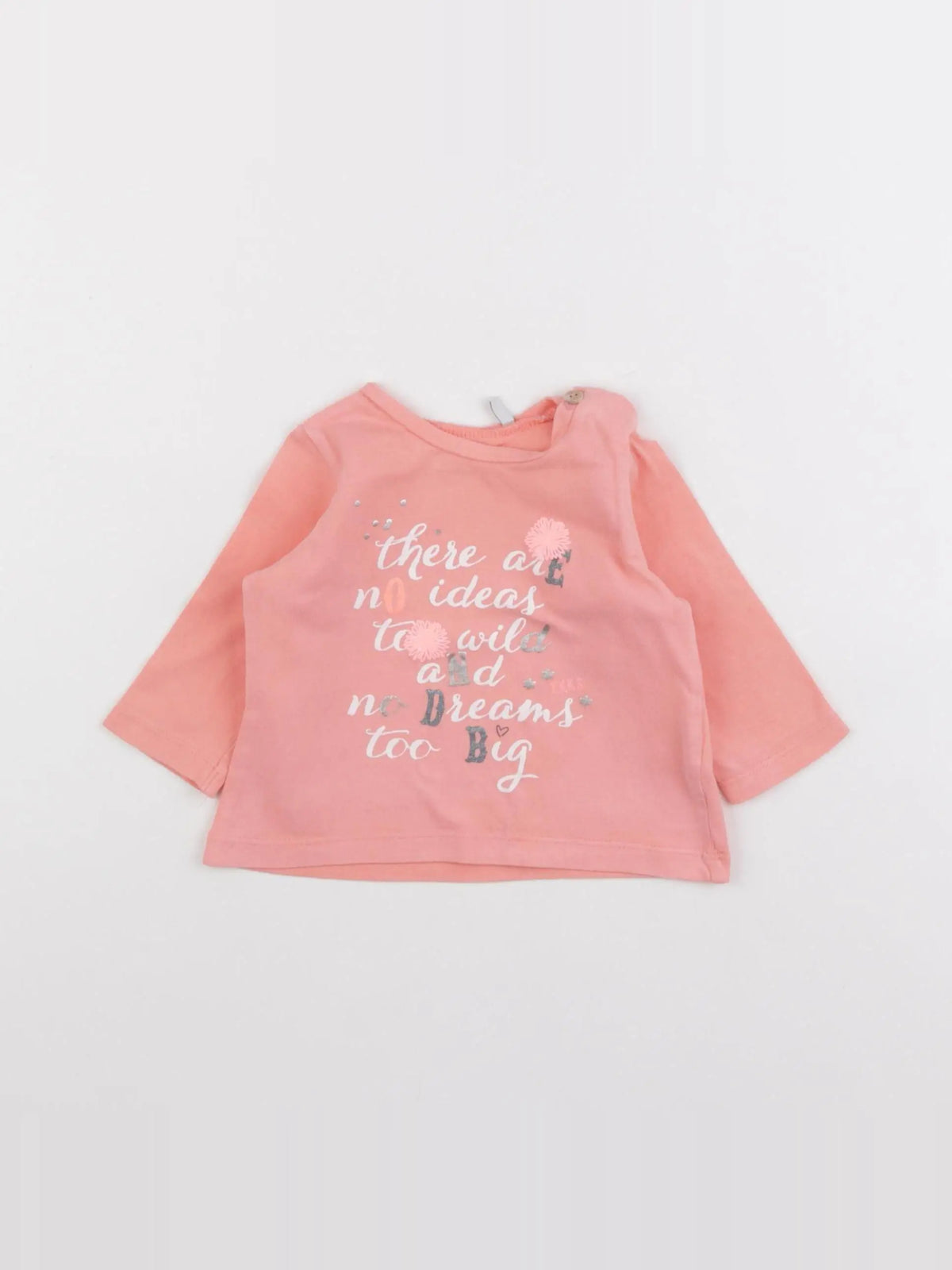 IKKS - tee-shirt rose - 6 mois