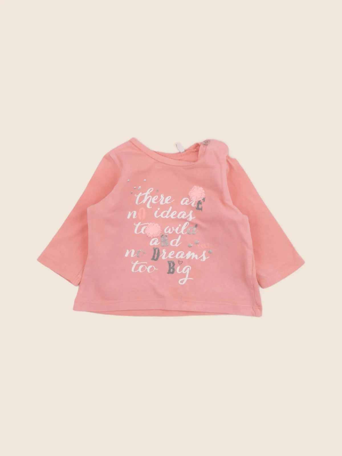 IKKS - tee-shirt rose - 6 mois