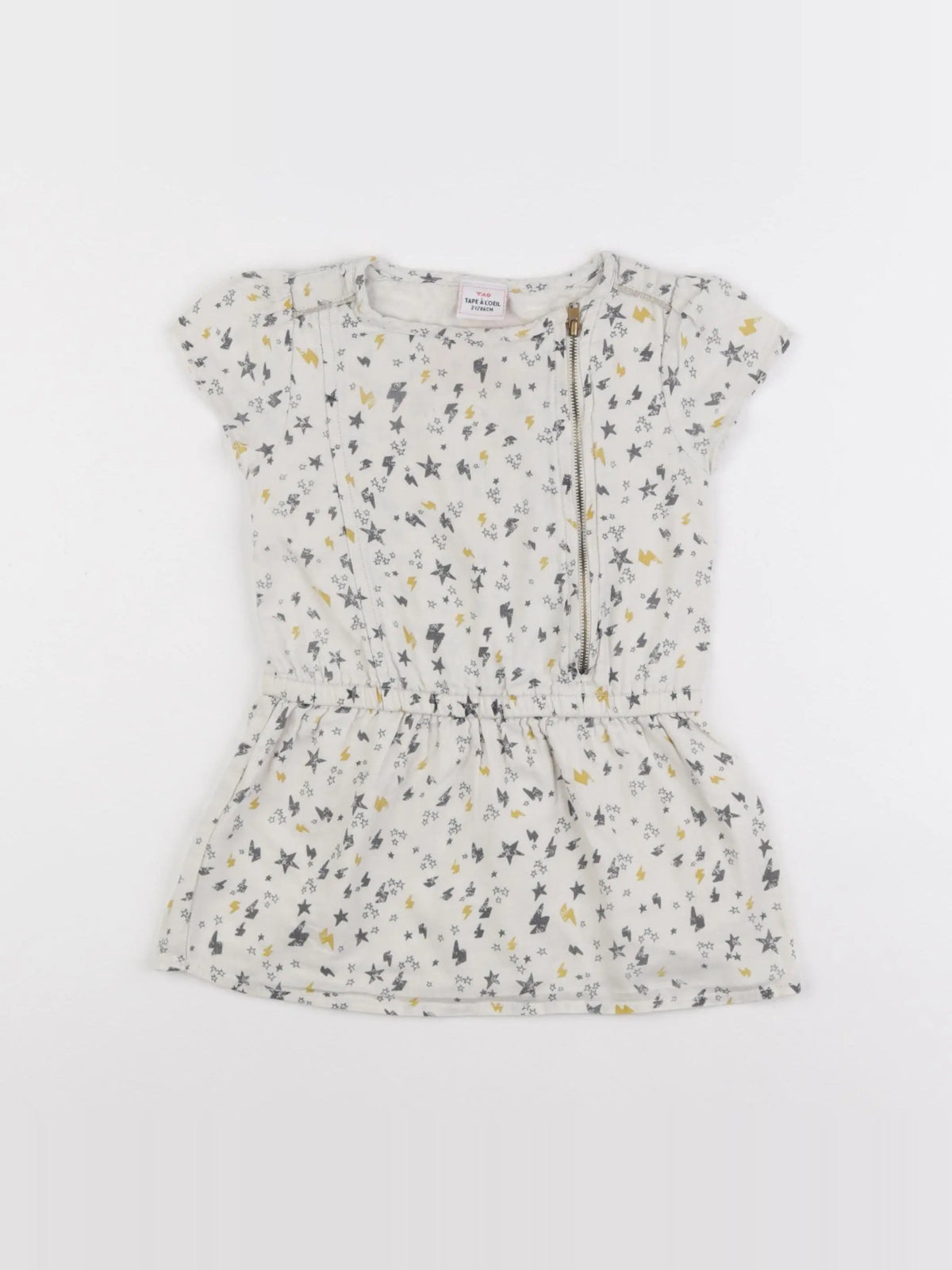 Tape à l'oeil - robe blanc - 2 ans