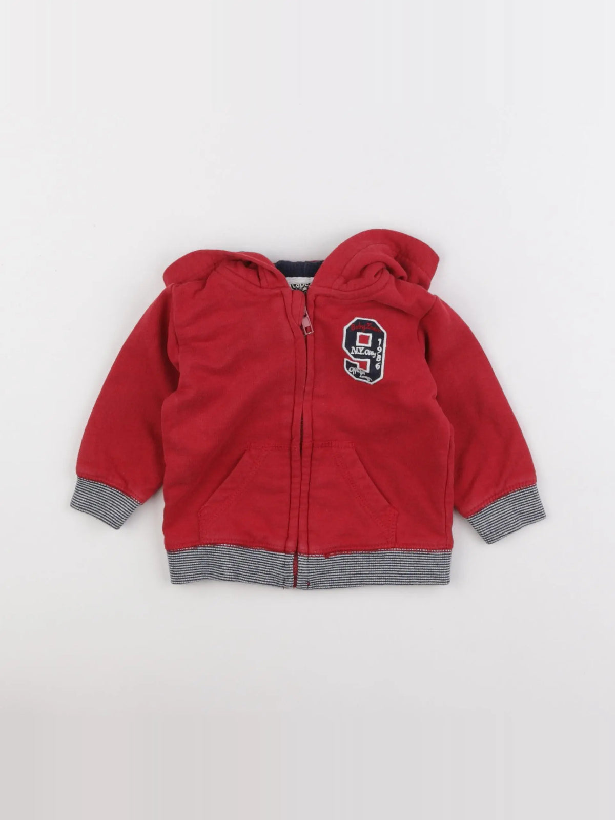 Tape à l'oeil - sweat rouge - 6 mois