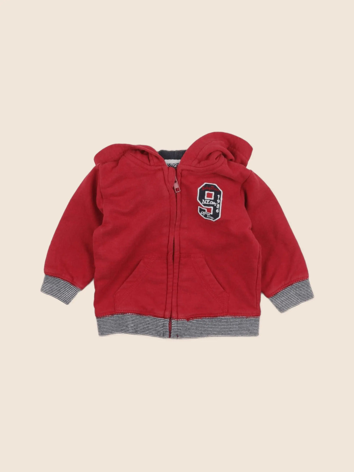 Tape à l'oeil - sweat rouge - 6 mois