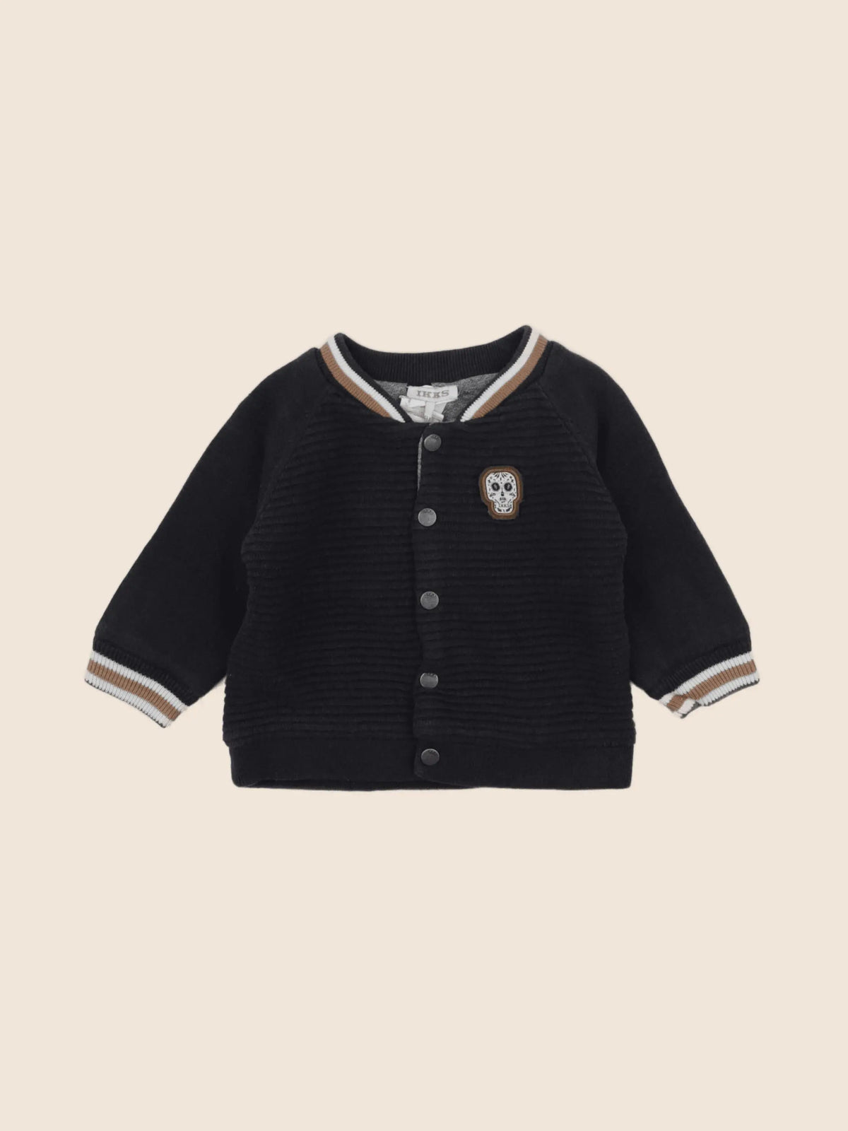 IKKS - sweat bleu - 6 mois
