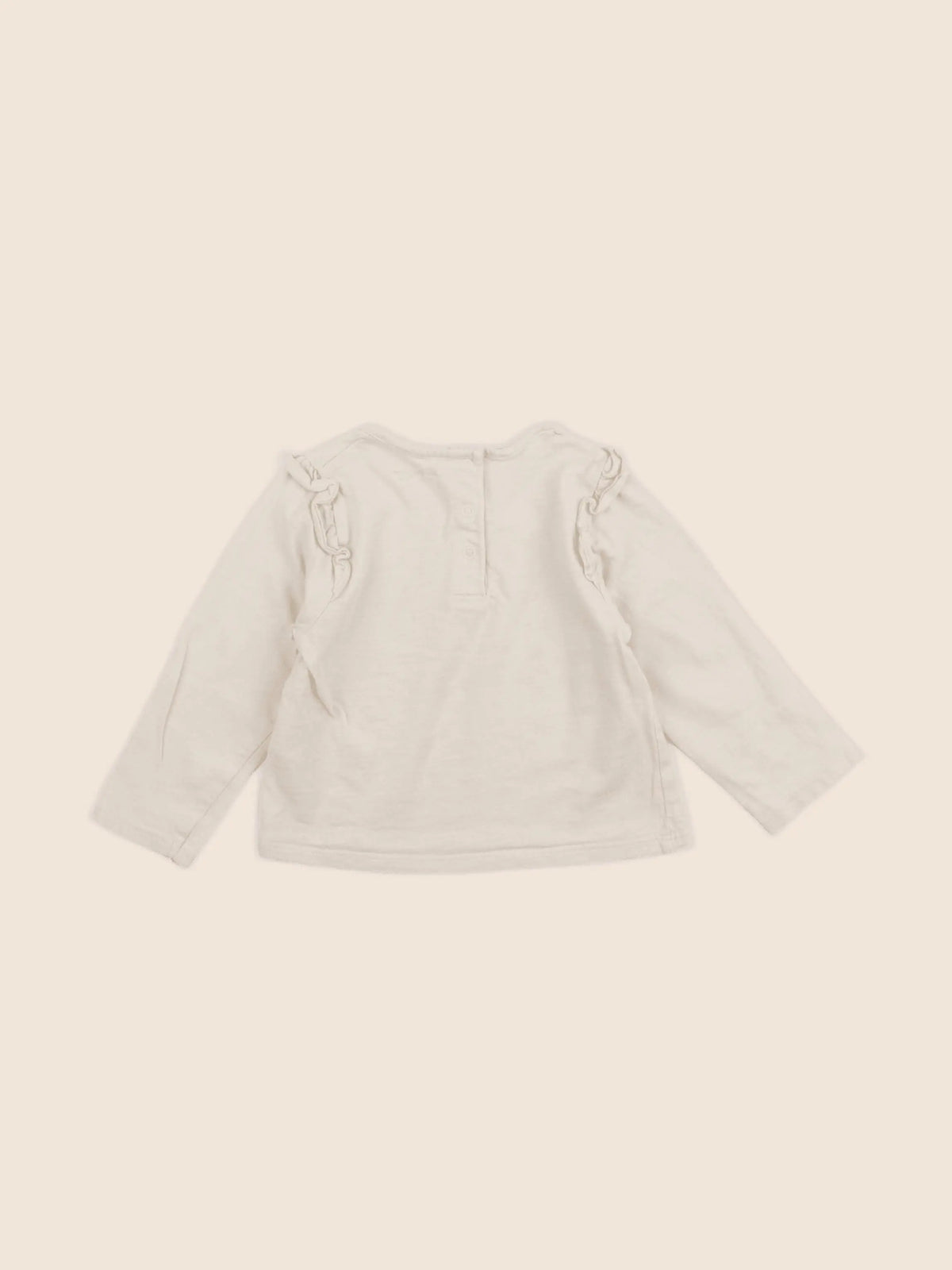 Vertbaudet - tee-shirt beige - 18 mois