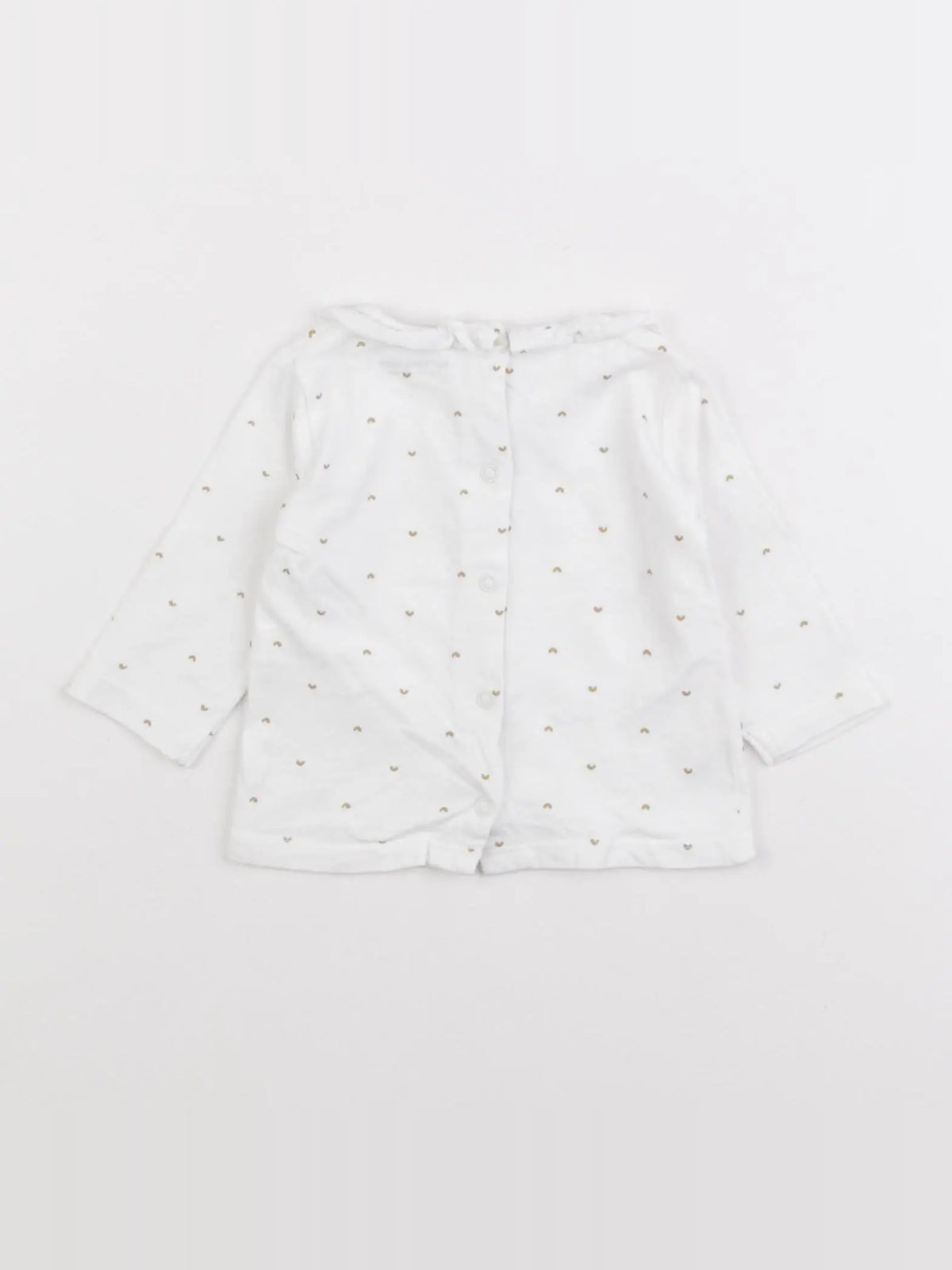 Vertbaudet - tee-shirt blanc - 3 mois
