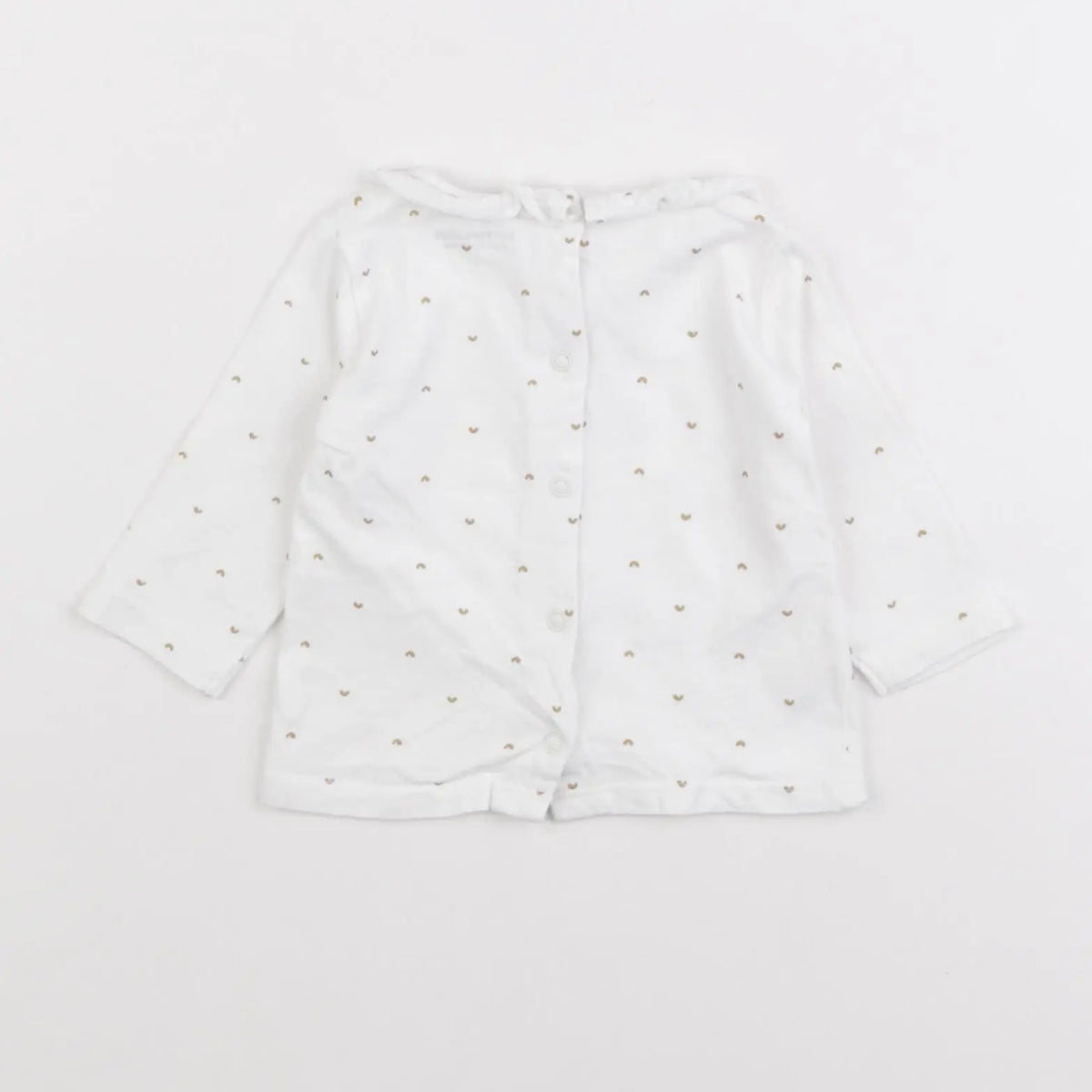 Vertbaudet - tee-shirt blanc - 3 mois