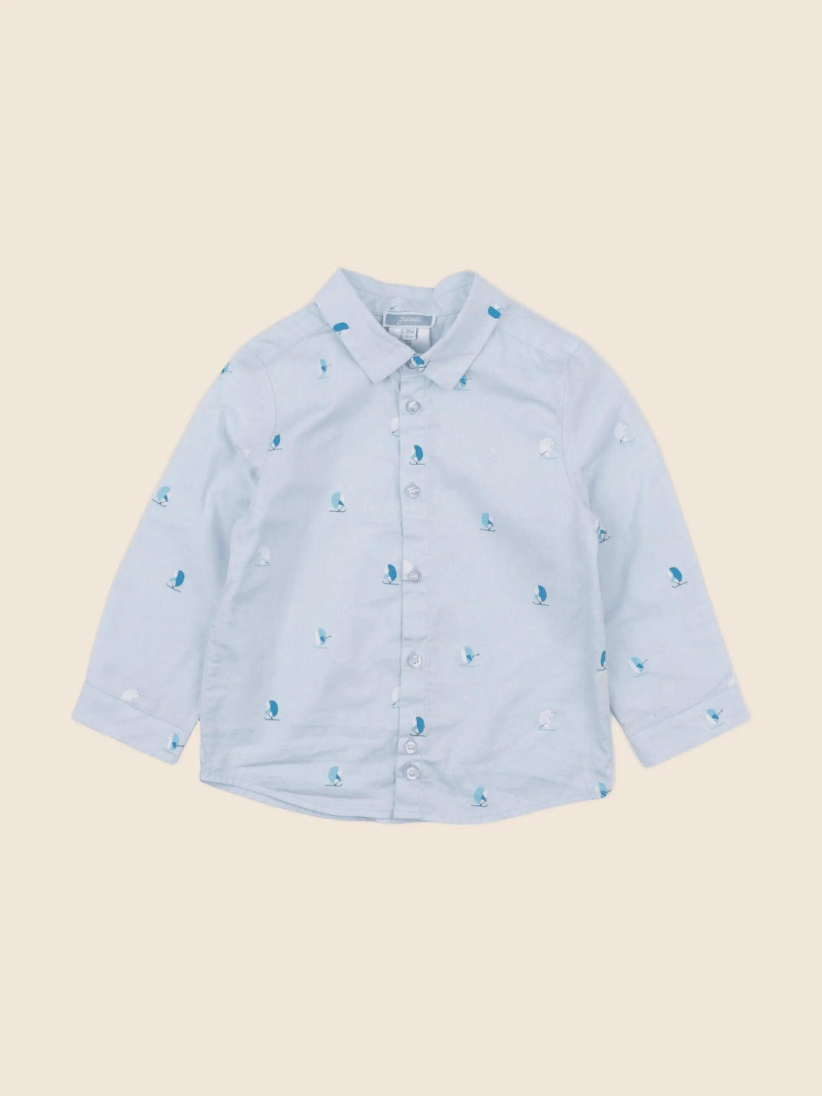 Jacadi - chemise bleu - 36 mois