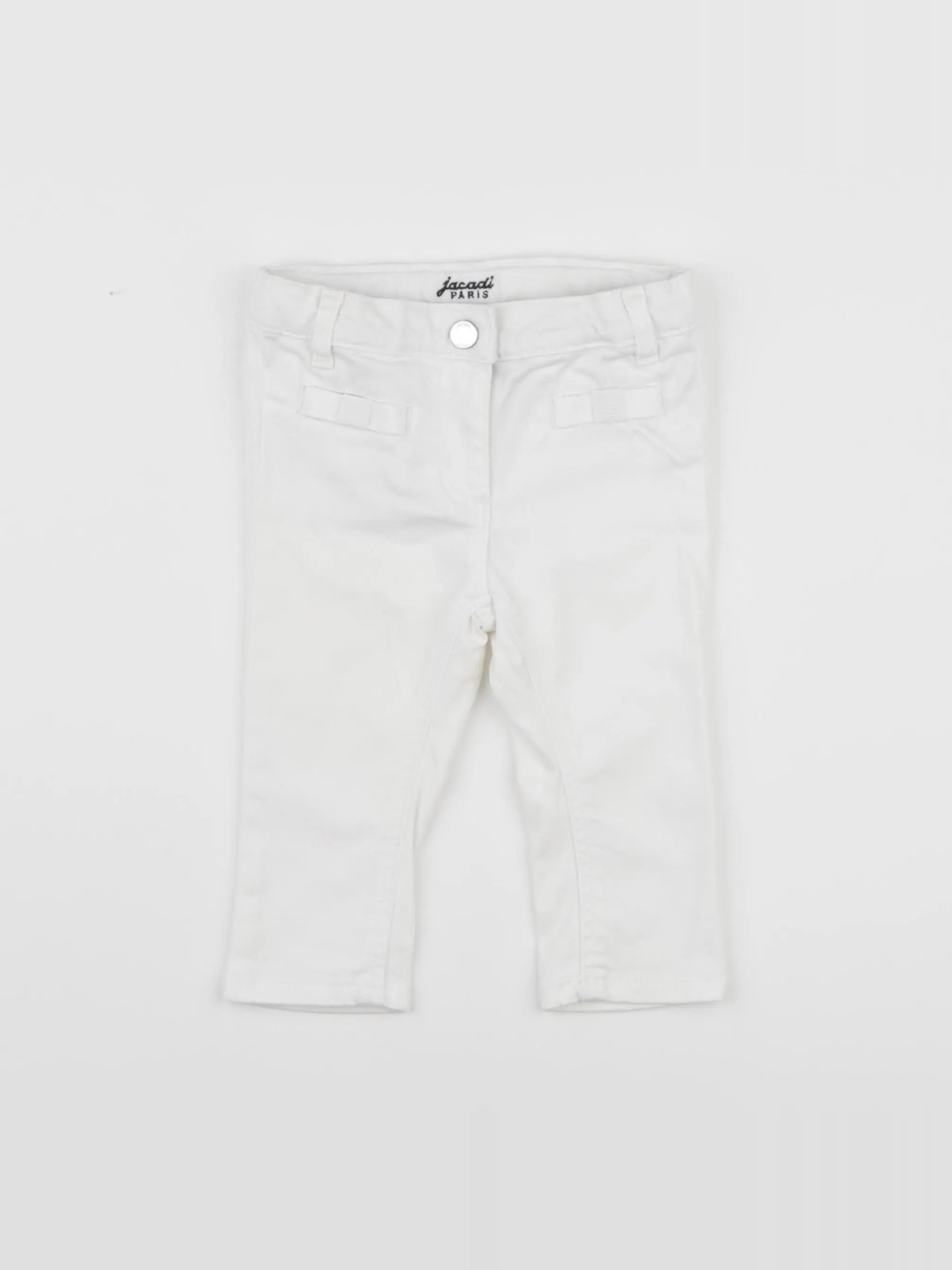 Jacadi - pantalon blanc - 12 mois