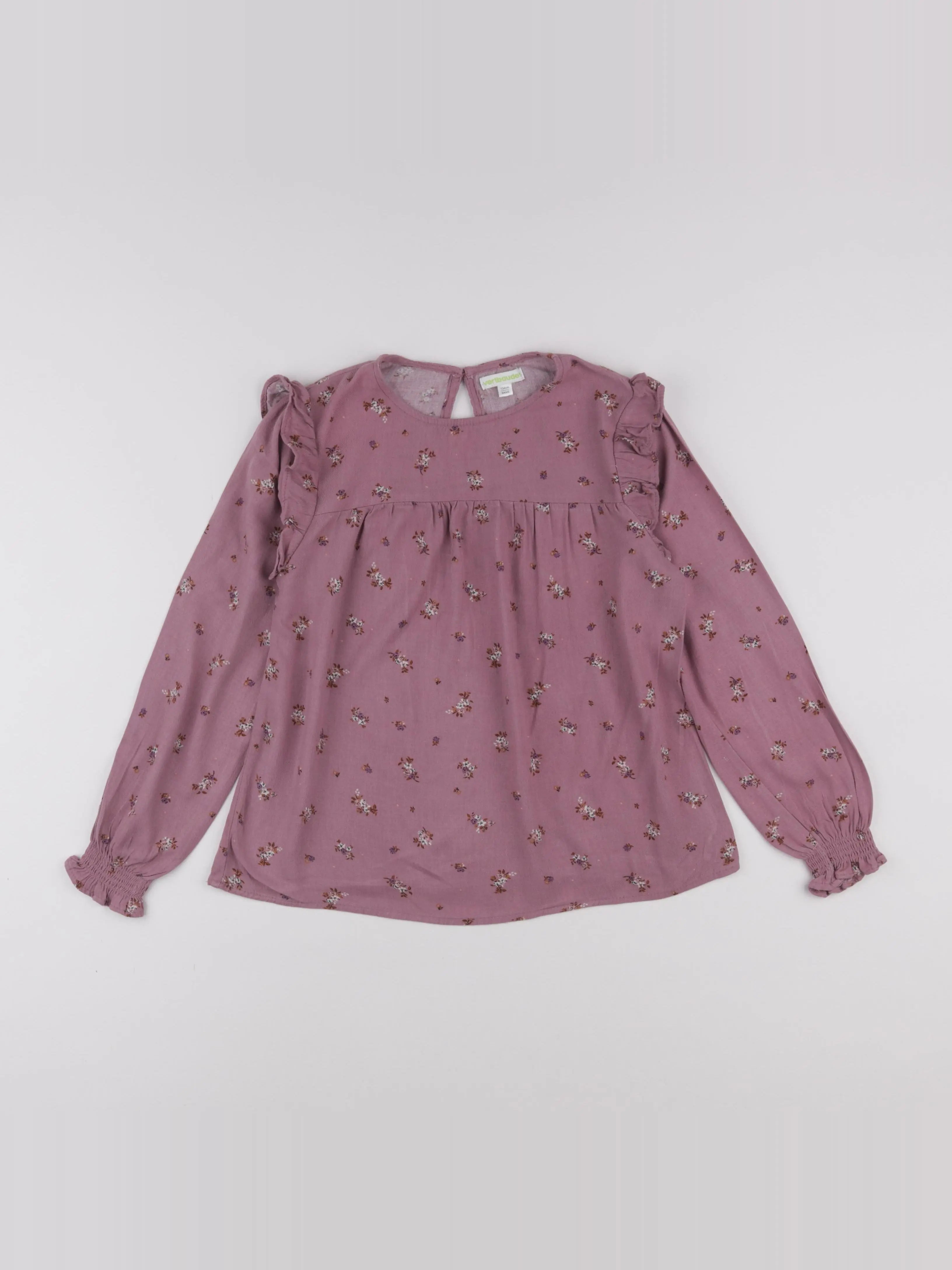 Vertbaudet - blouse violet - 9 ans
