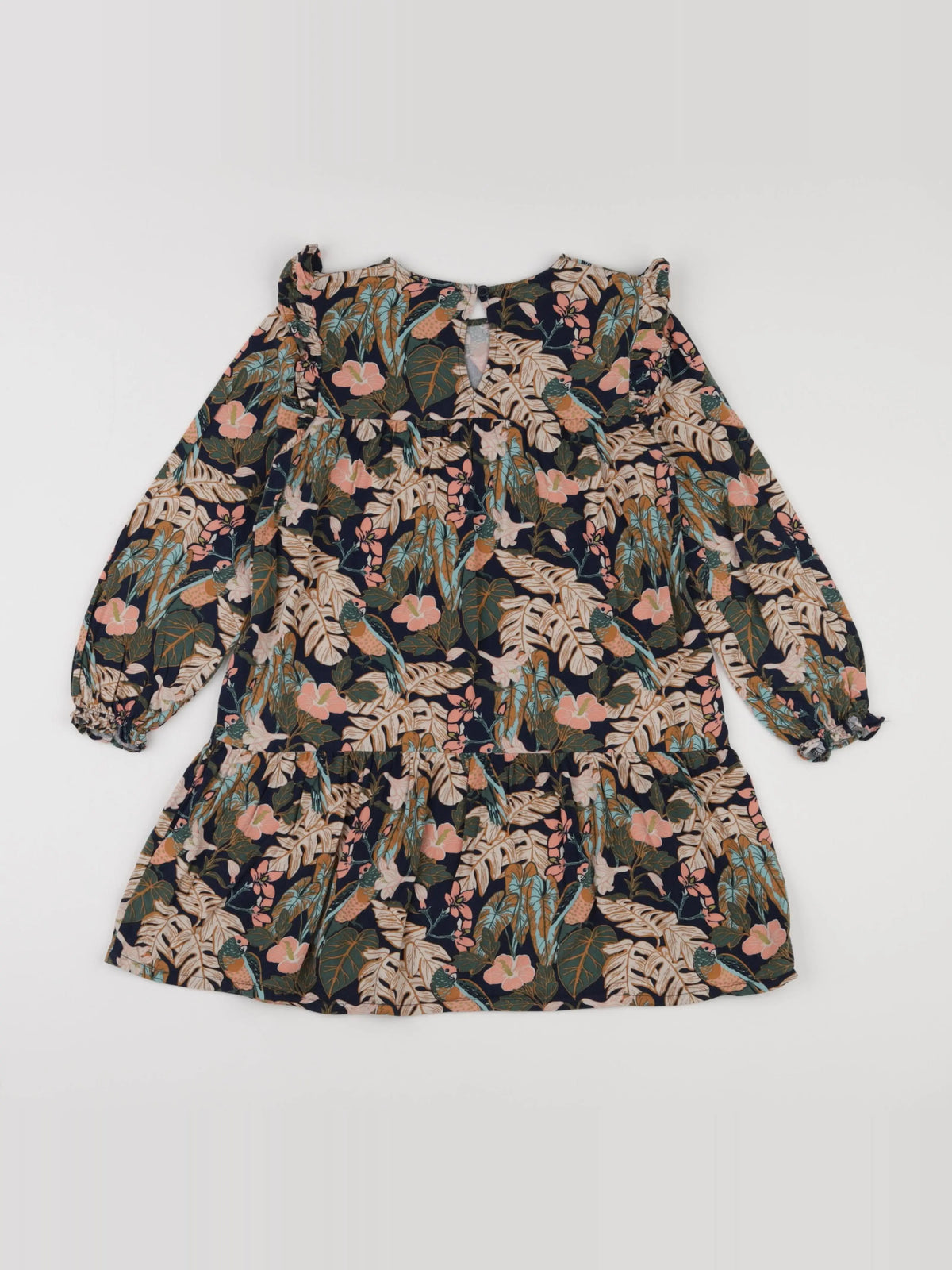 Vertbaudet - robe multicolore - 8 ans