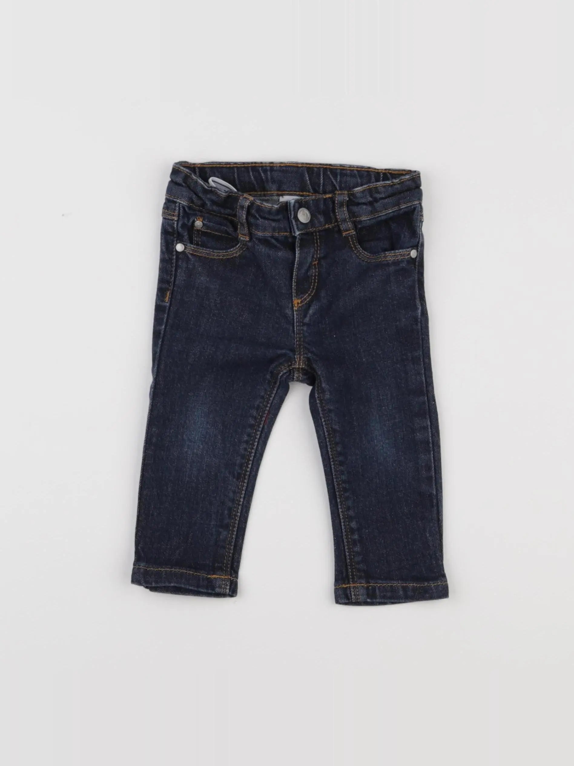 Petit Bateau - jean bleu - 3/6 mois