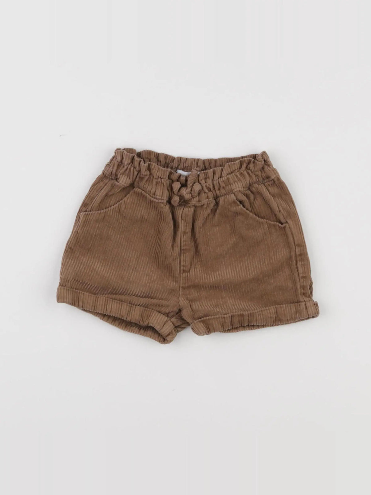 Vertbaudet - short marron - 1 an à 18 mois