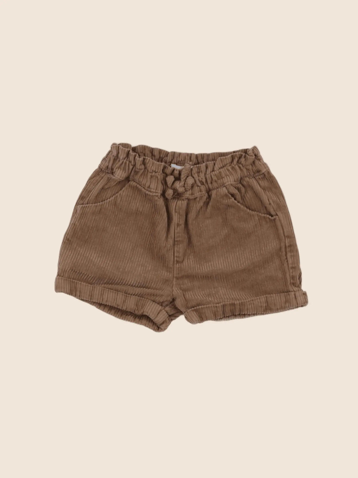 Vertbaudet - short marron - 1 an à 18 mois