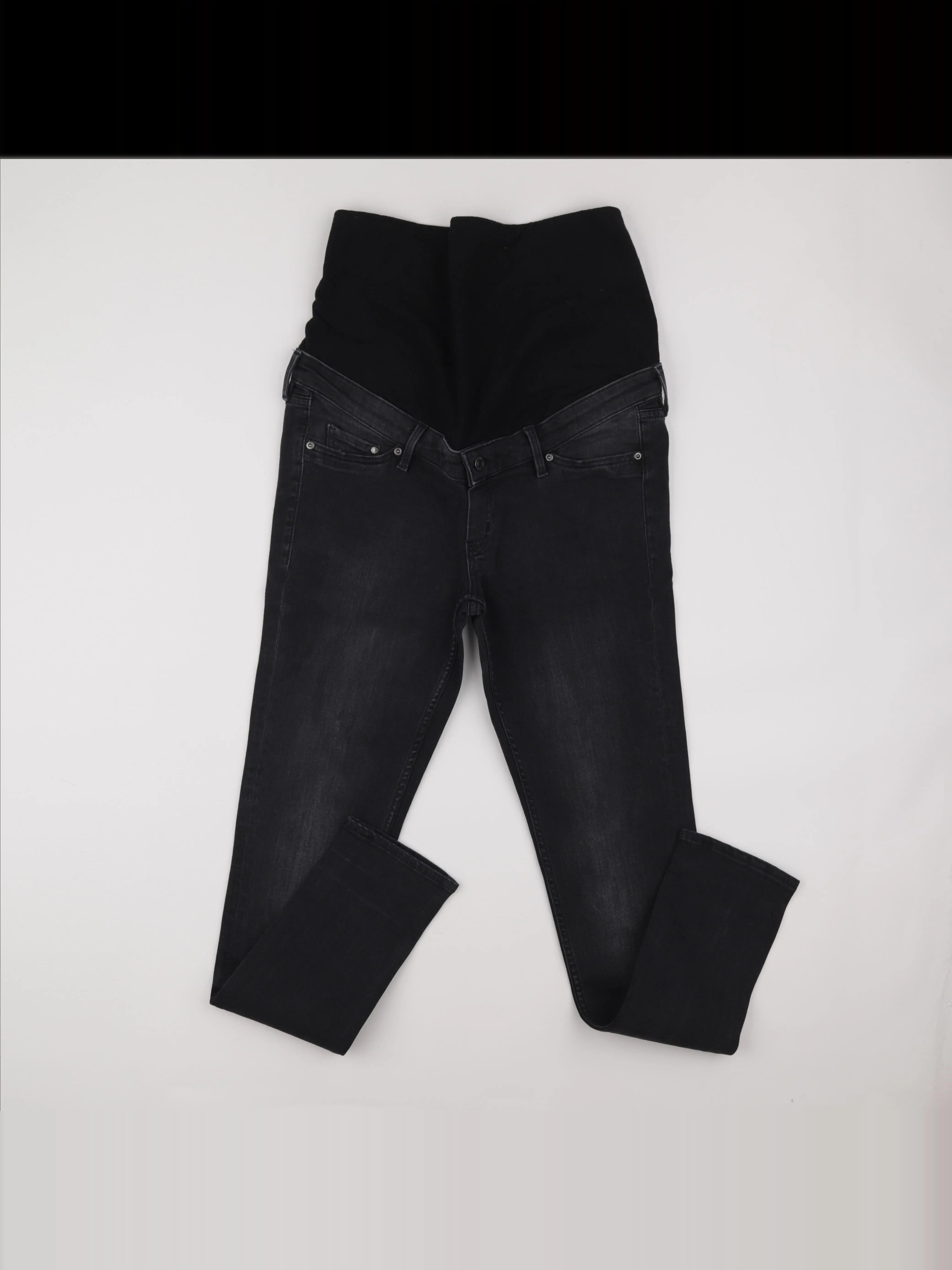 H&M - jean grossesse noir - 42