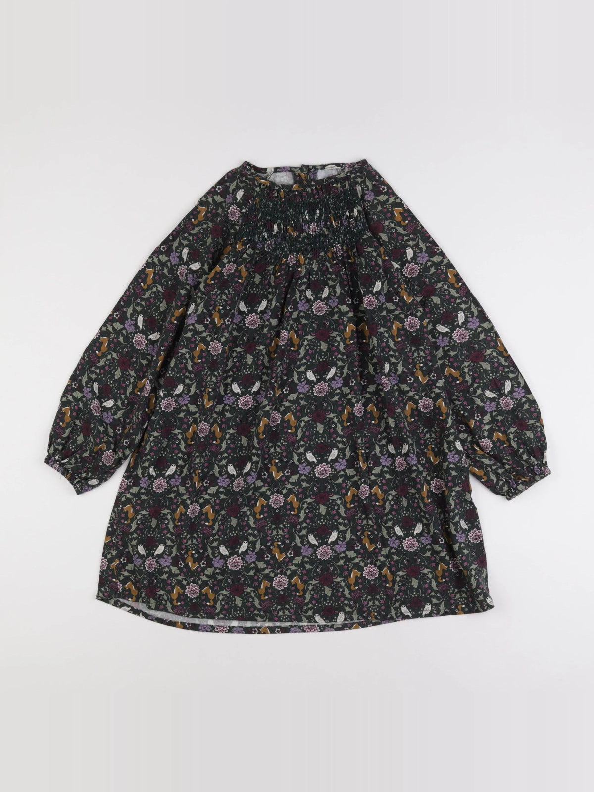 Vertbaudet - robe multicolore - 9 ans