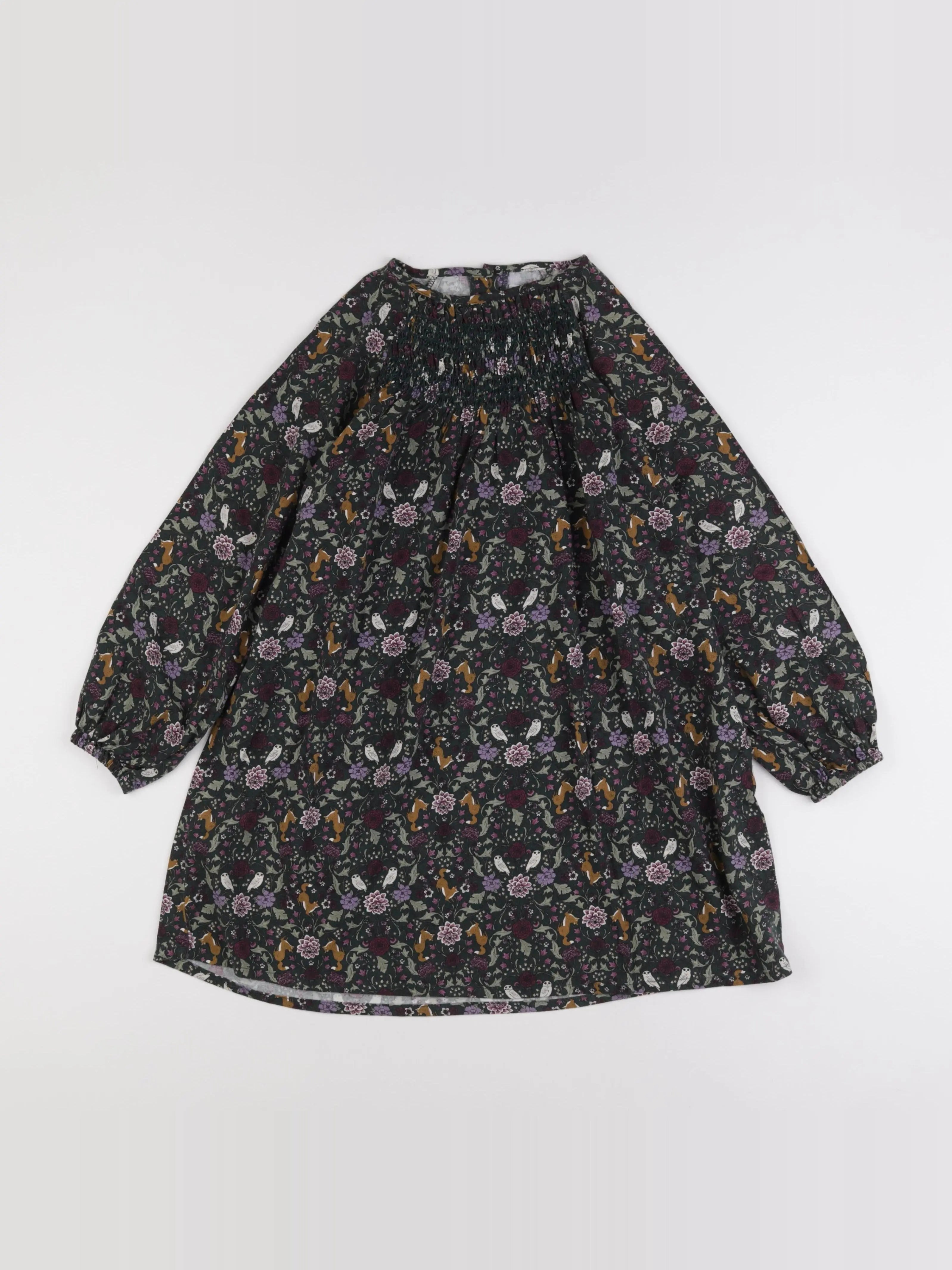 Vertbaudet - robe multicolore - 9 ans