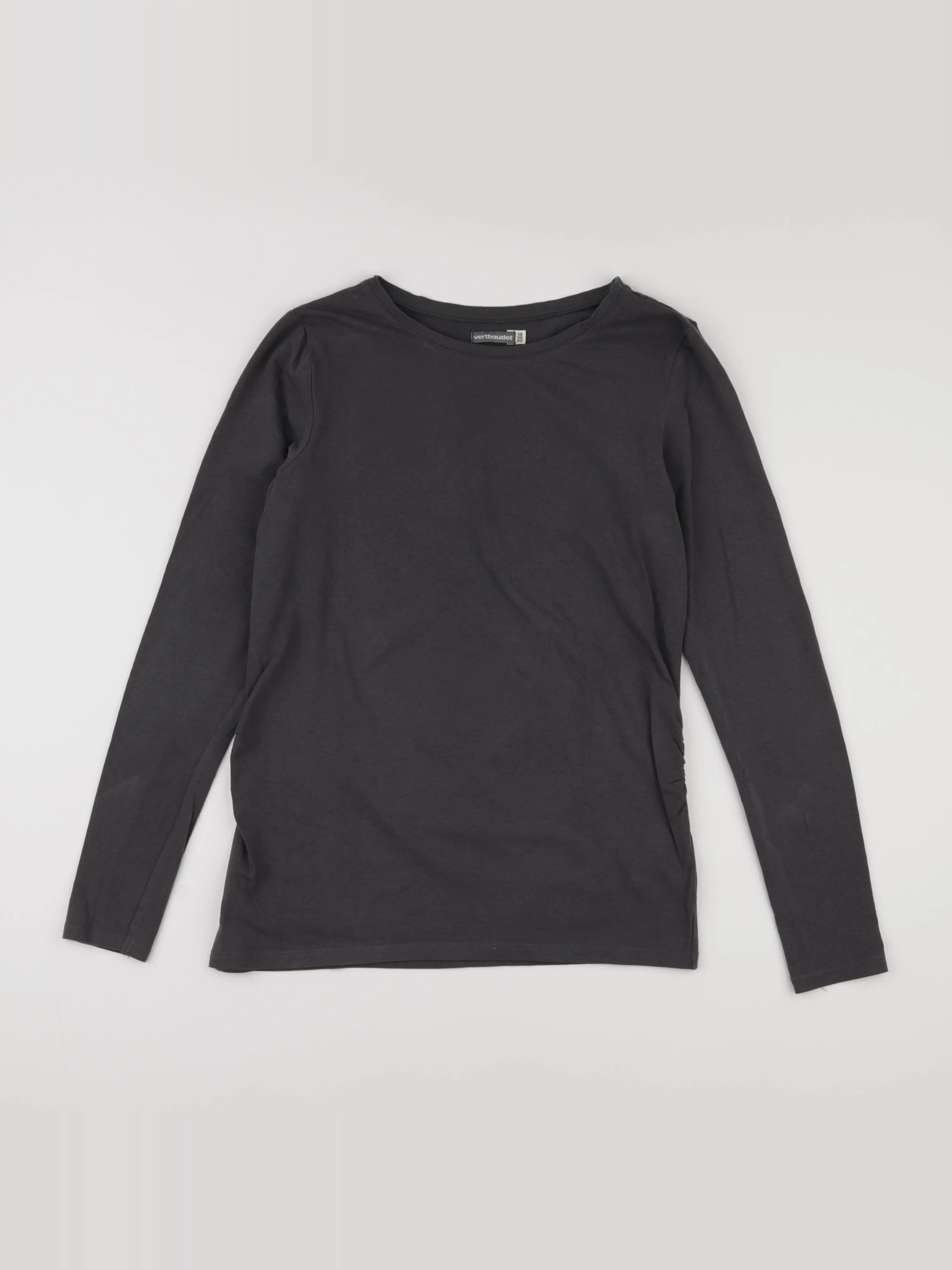 Vertbaudet - tee-shirt grossesse gris - 38 à 40