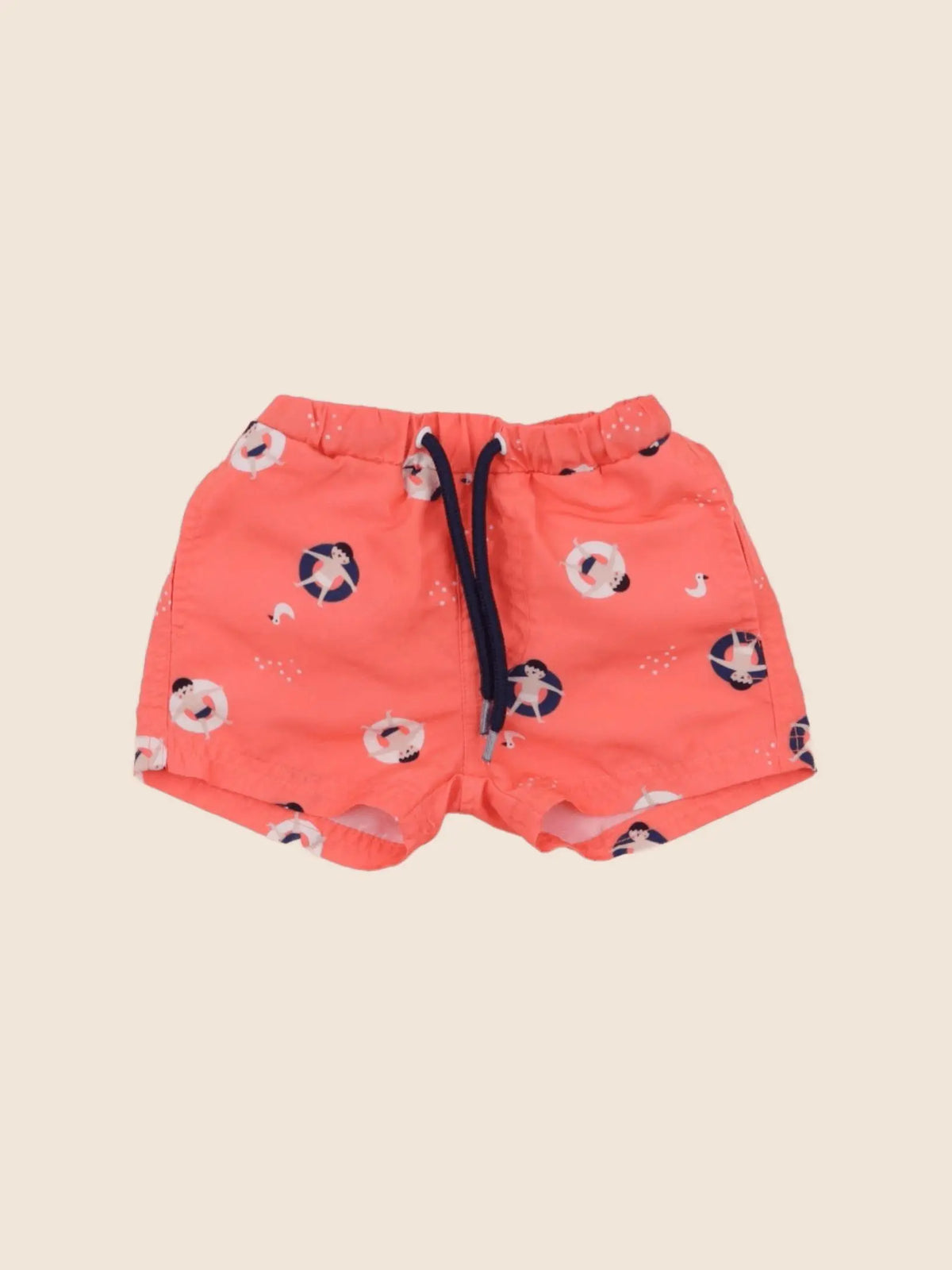 Vertbaudet - maillot de bain rouge - 6 mois