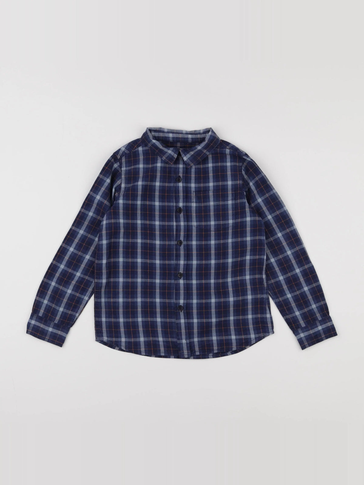 Little Cigogne - chemise blanc, bleu - 6 ans