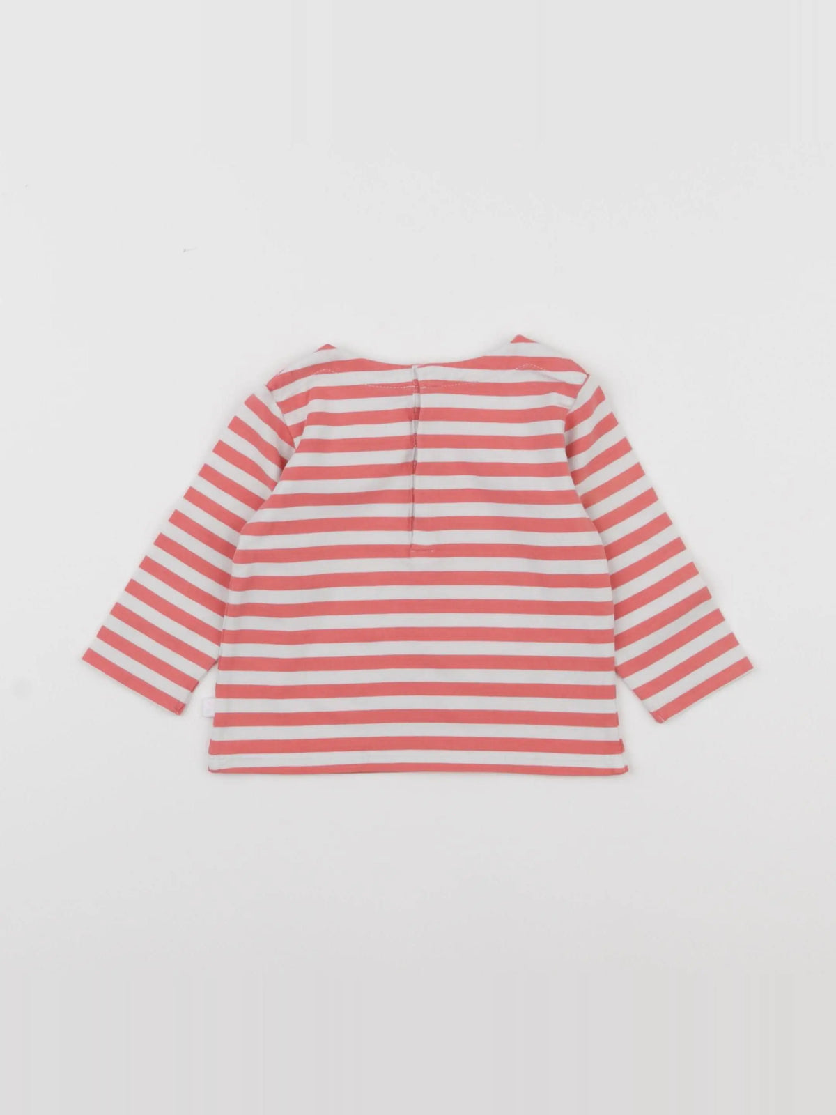 Jacadi - tee-shirt blanc, rose - 6 mois