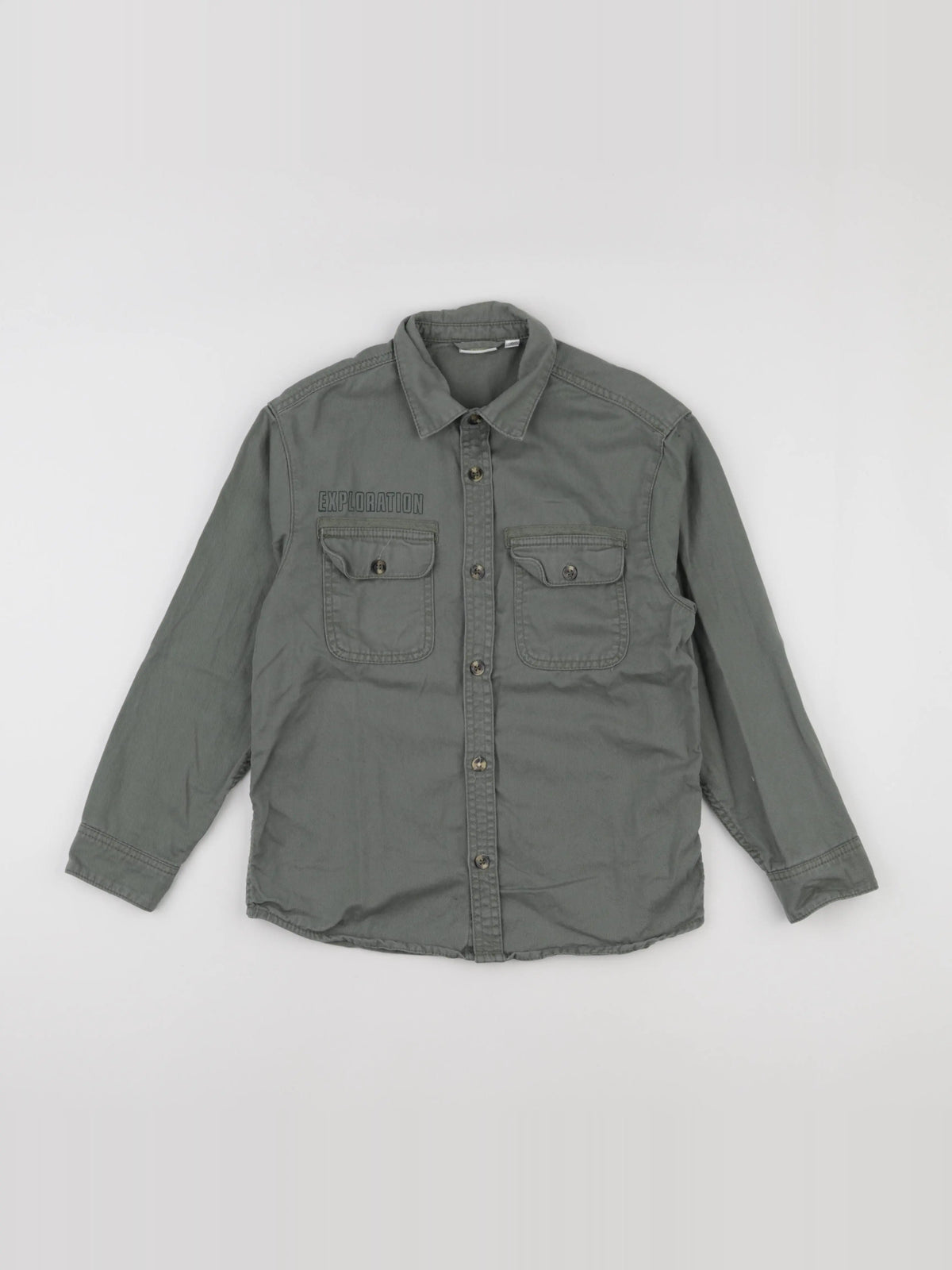 Vertbaudet - chemise vert - 10 ans