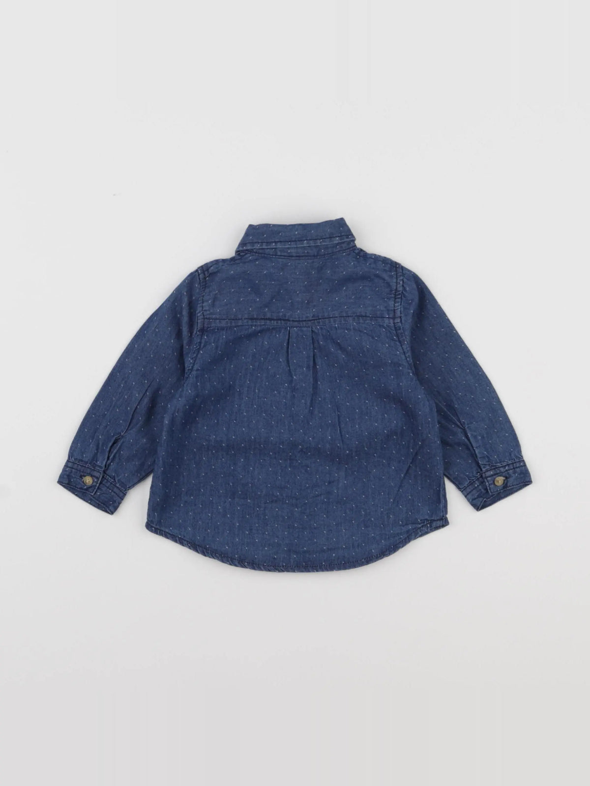 Tape à l'oeil - chemise bleu - 6 mois