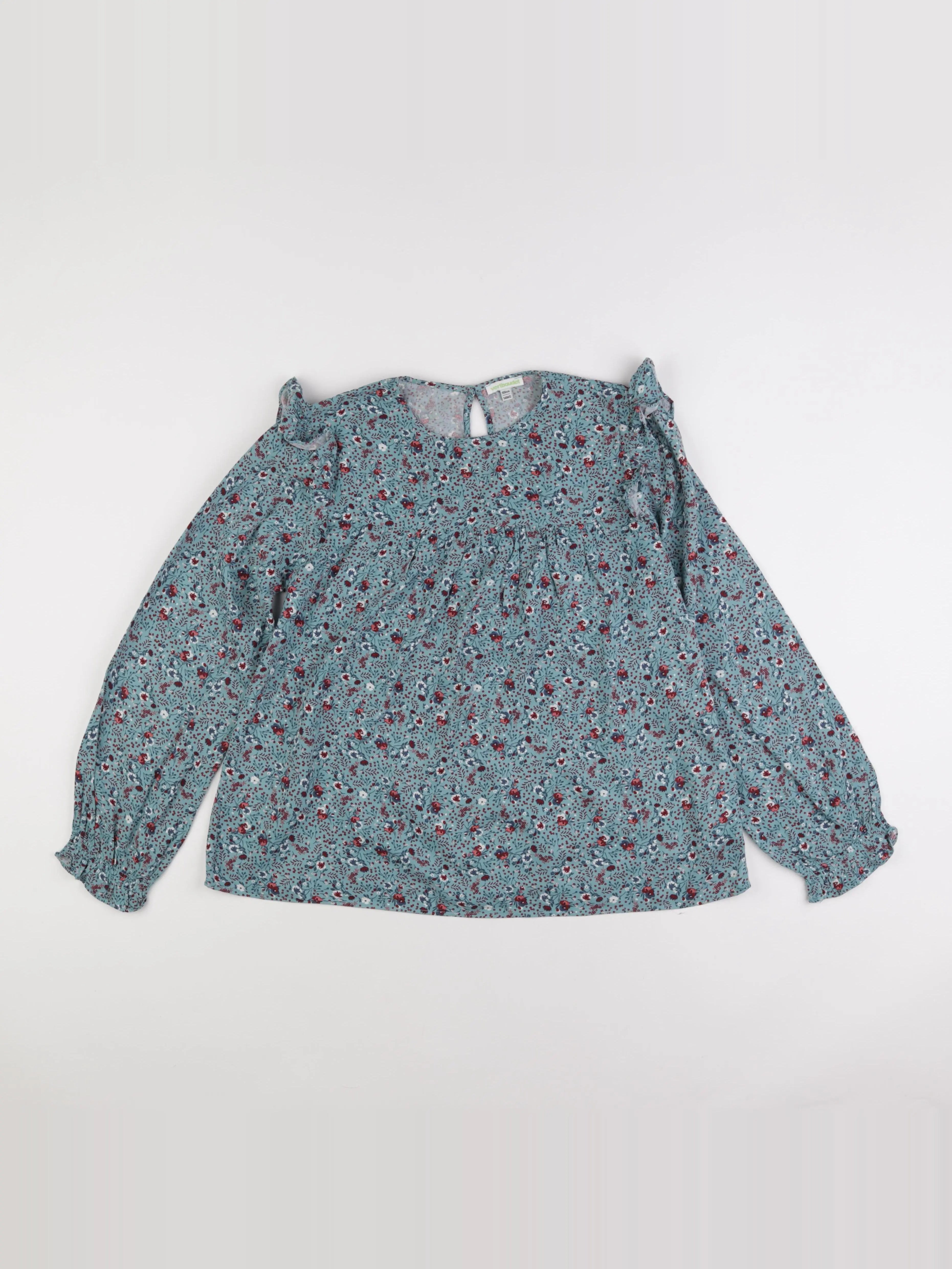 Vertbaudet - blouse vert - 14 ans