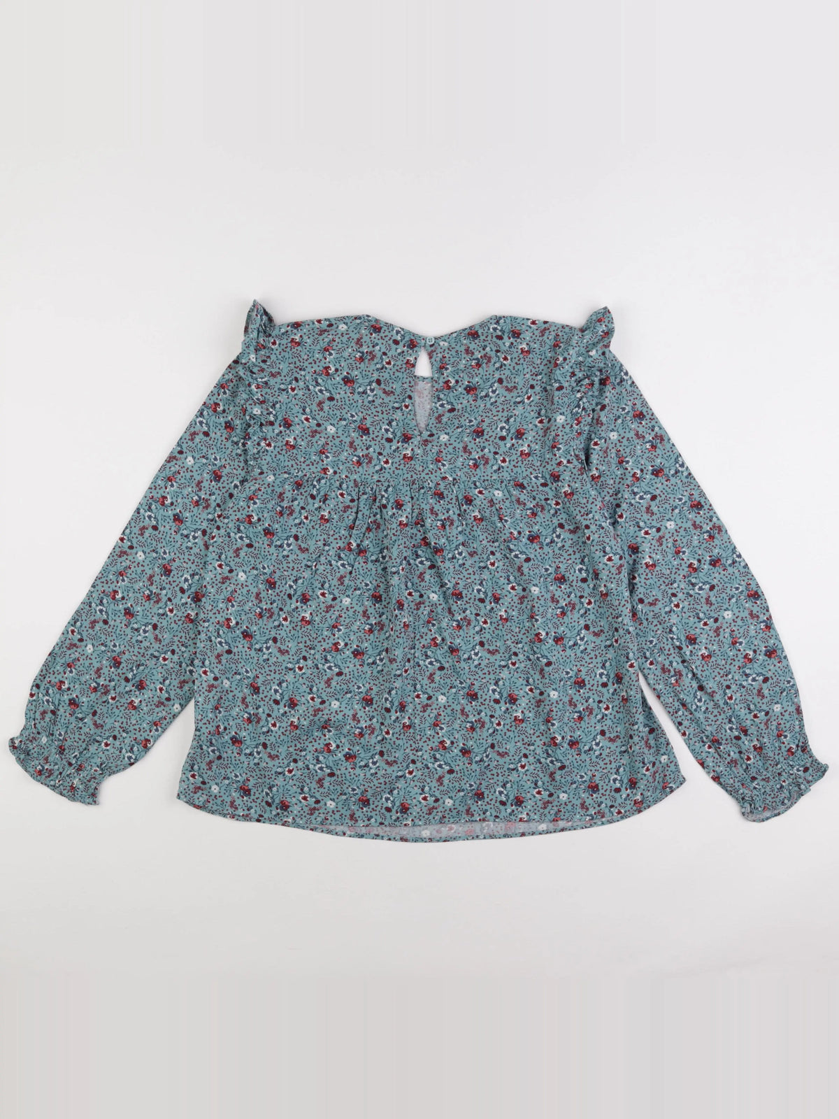 Vertbaudet - blouse vert - 14 ans