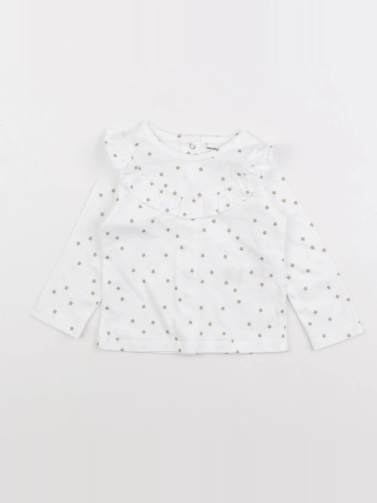 Vertbaudet - tee-shirt blanc - 9 mois