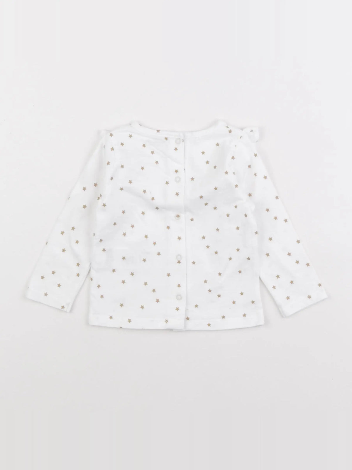 Vertbaudet - tee-shirt blanc - 9 mois