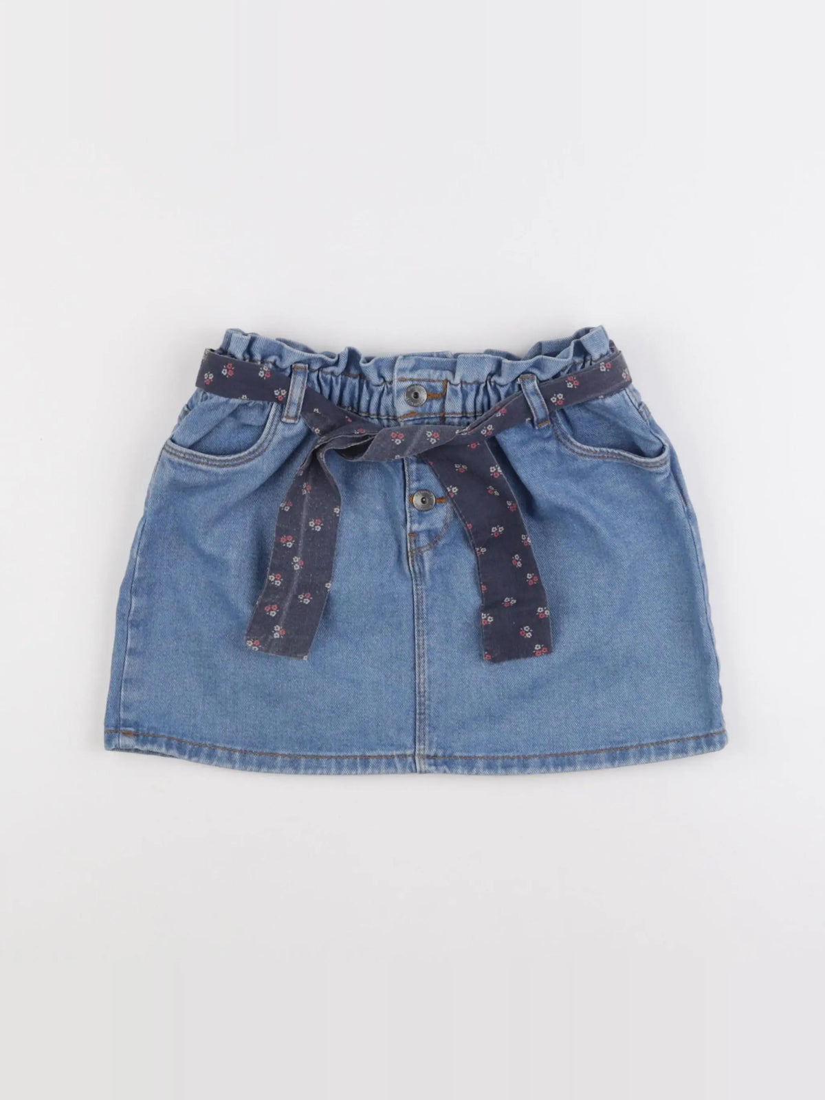 Vertbaudet - jupe bleu - 9 ans