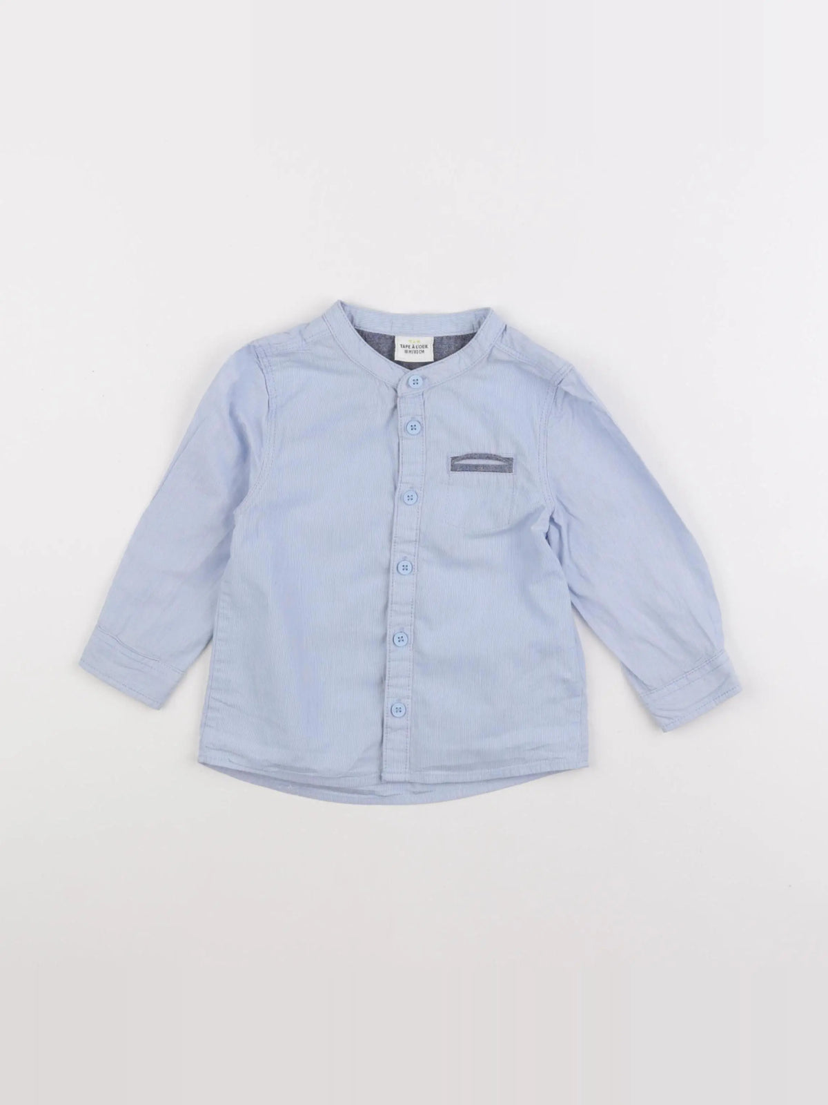 Tape à l'oeil - chemise bleu - 18 mois