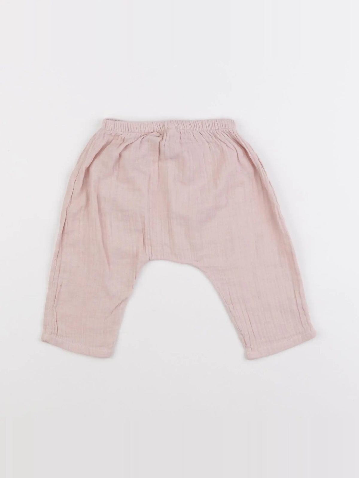 Petit Bateau - sarouel rose - 6 mois