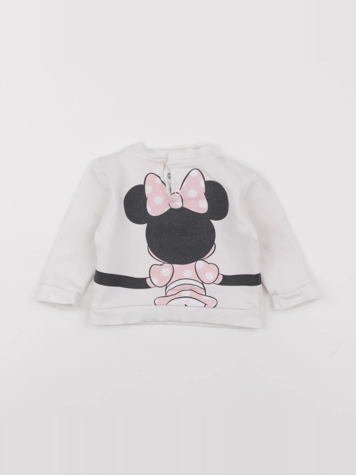 Vertbaudet - sweat blanc - 9 mois