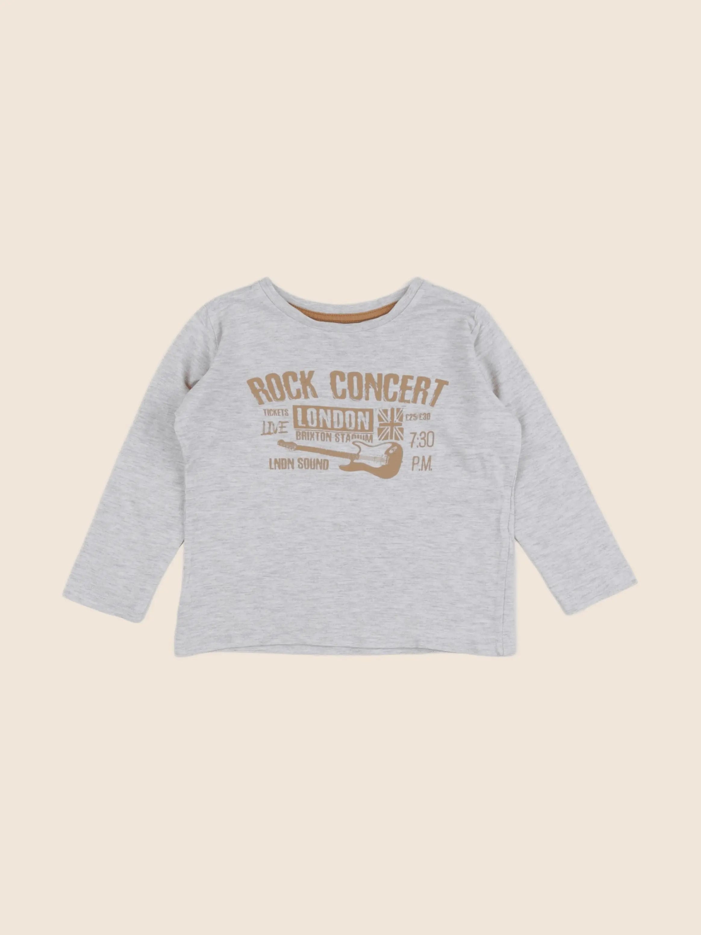 Vertbaudet - tee-shirt gris - 2 ans