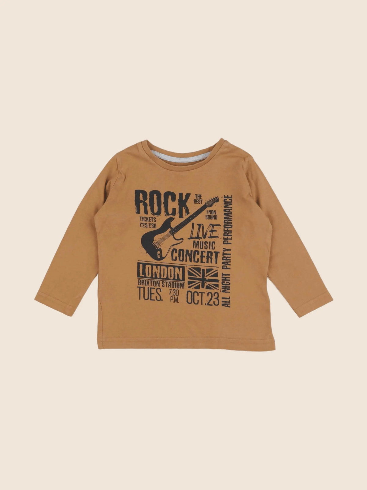 Vertbaudet - tee-shirt marron - 2 ans