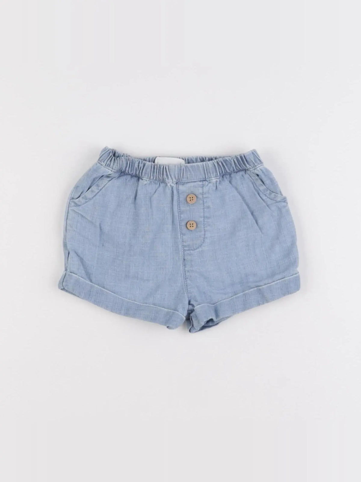 Mango - short bleu - 3/6 mois