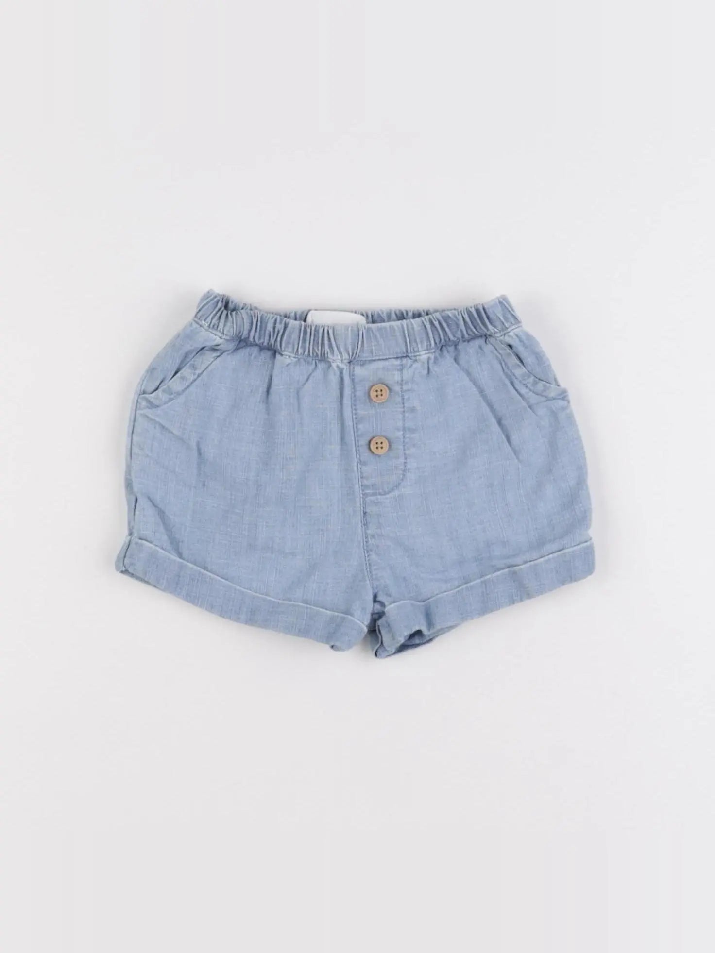 Mango - short bleu - 3/6 mois