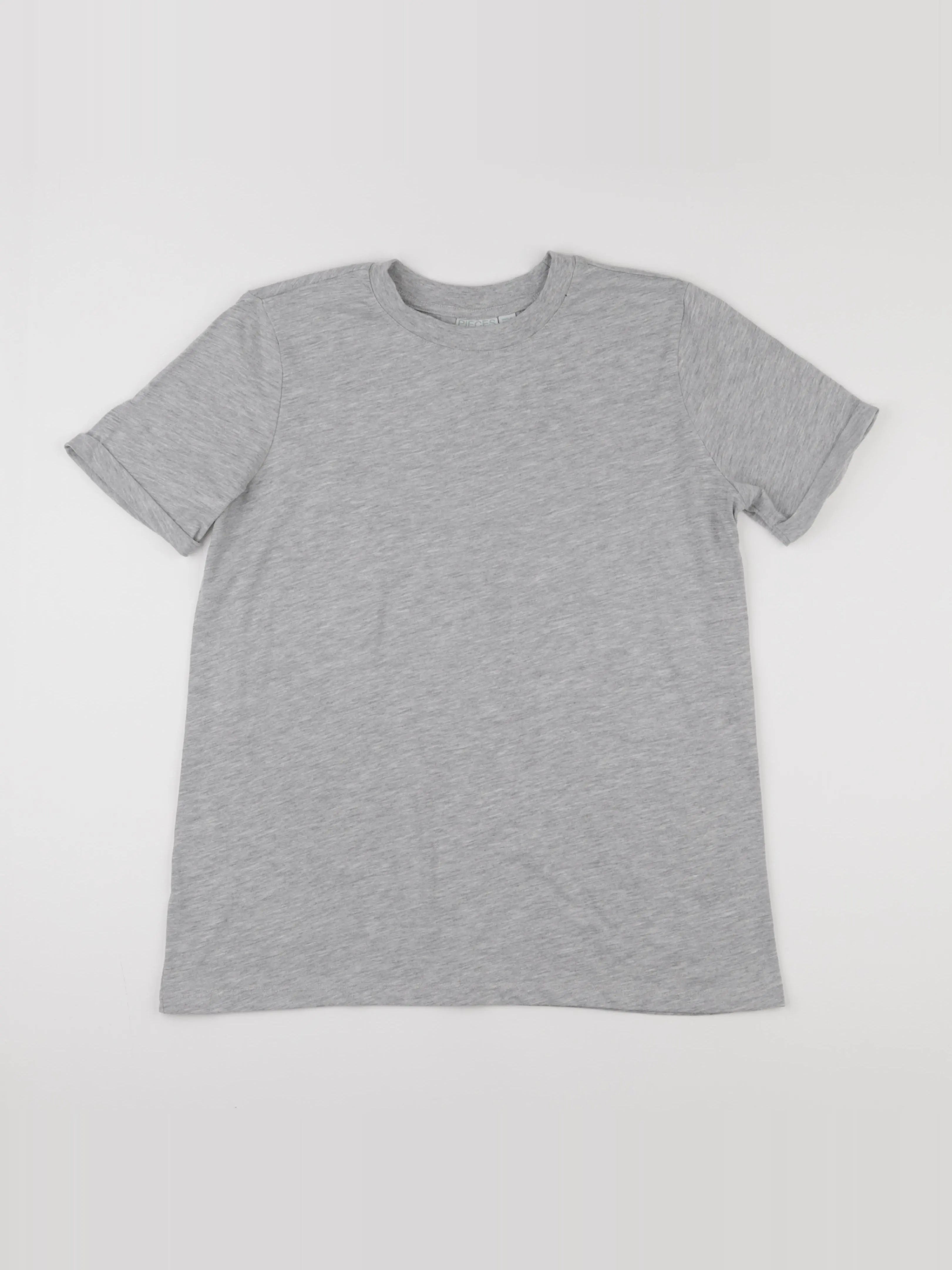 Pieces - tee-shirt grossesse gris - 36 à 38