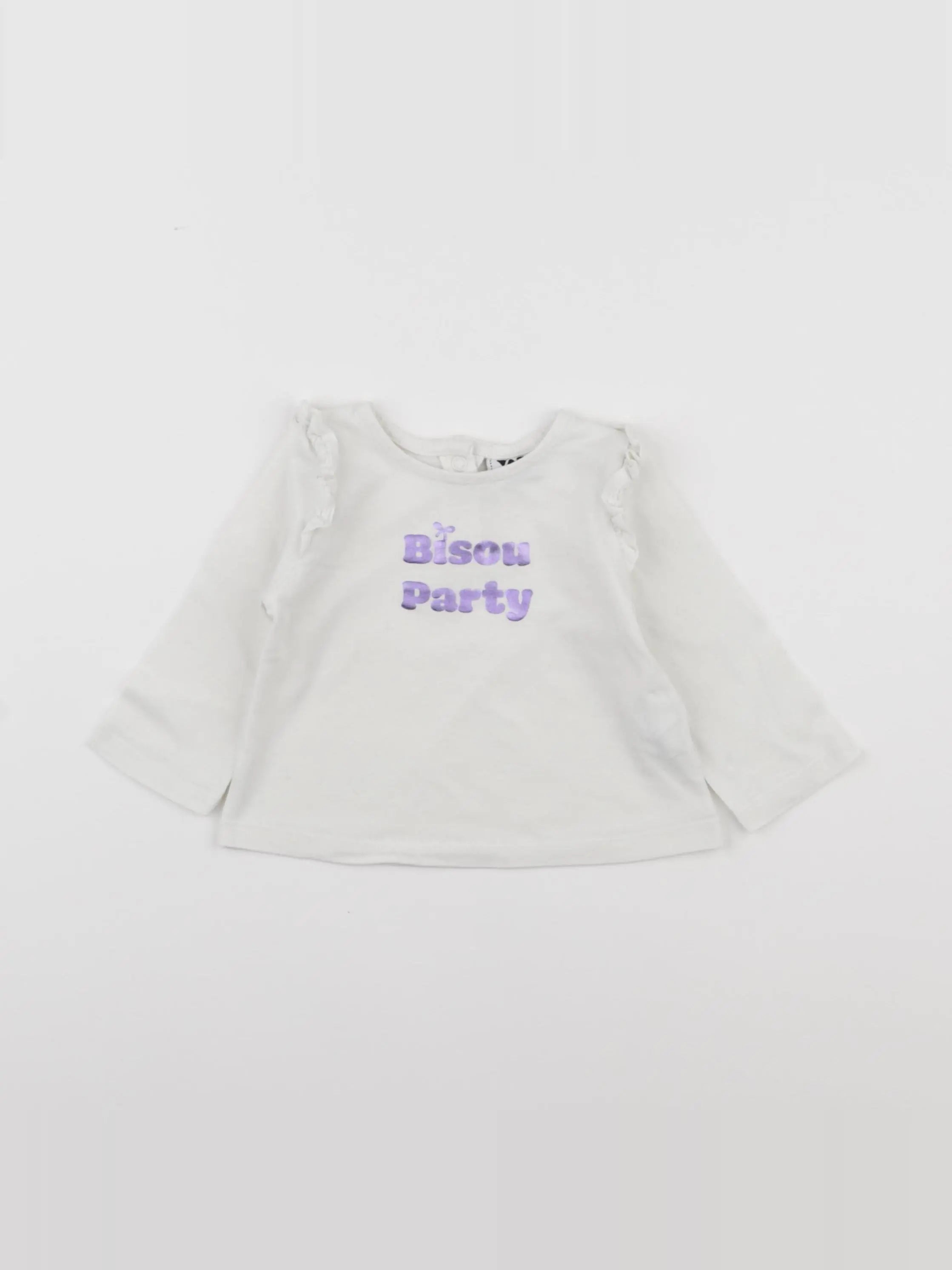 Tape à l'oeil - tee-shirt blanc - 9 mois