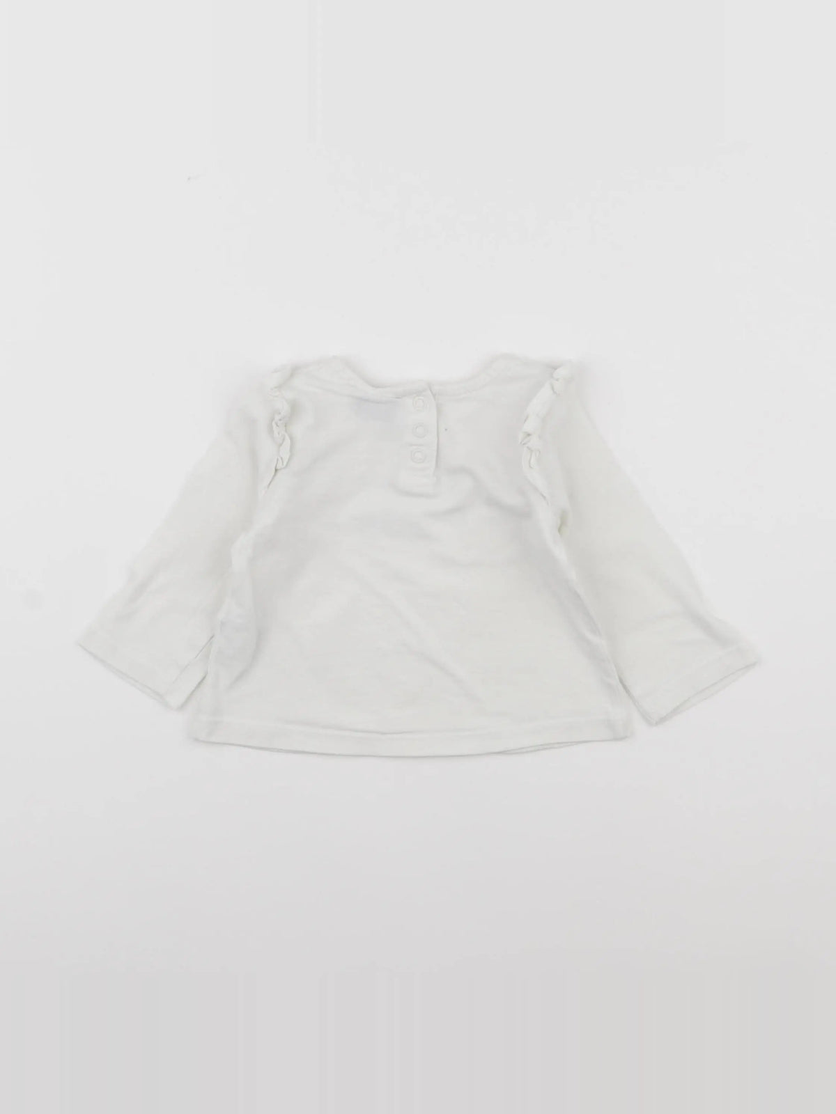 Tape à l'oeil - tee-shirt blanc - 9 mois