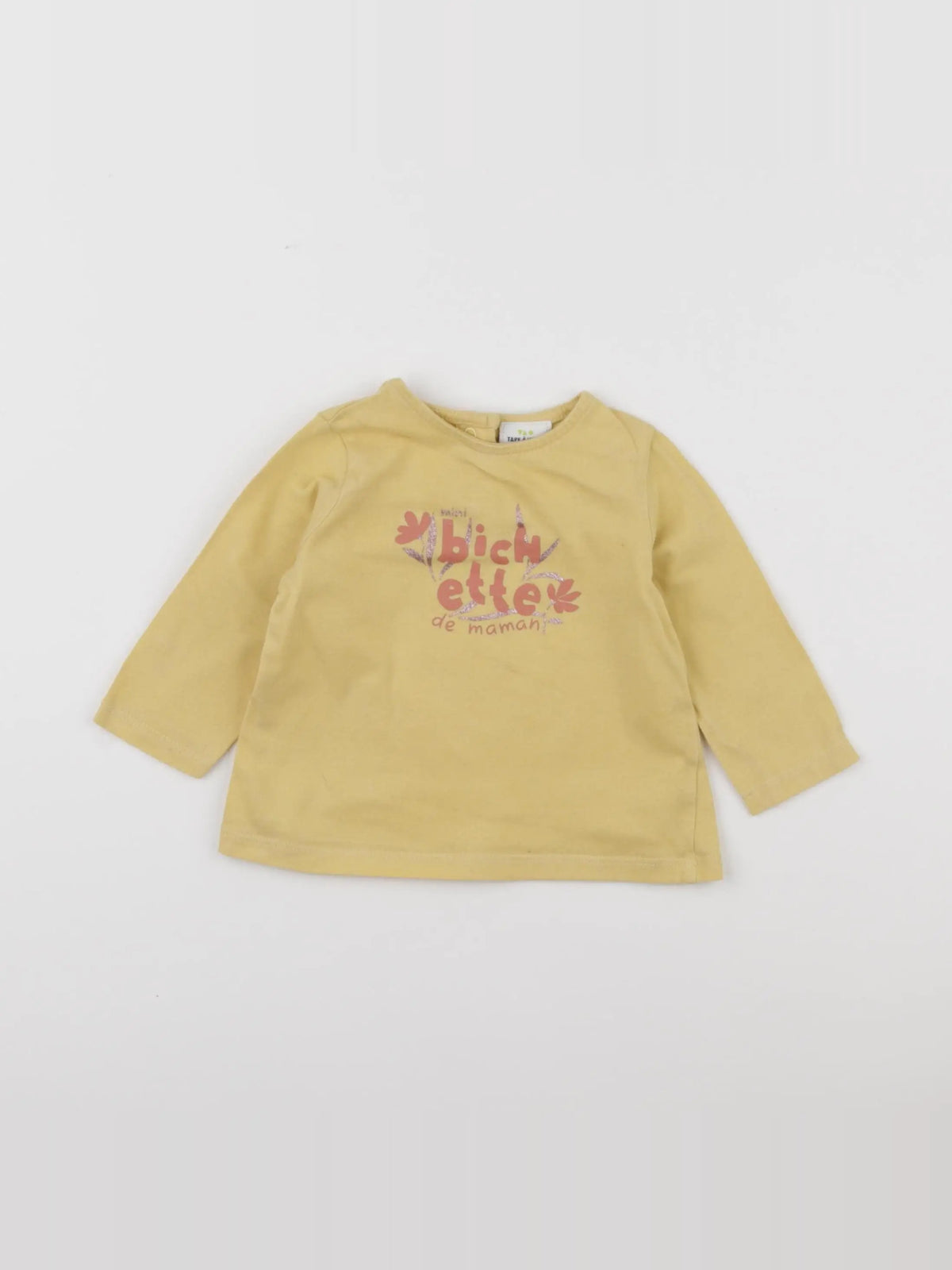 Tape à l'oeil - tee-shirt jaune - 6 mois