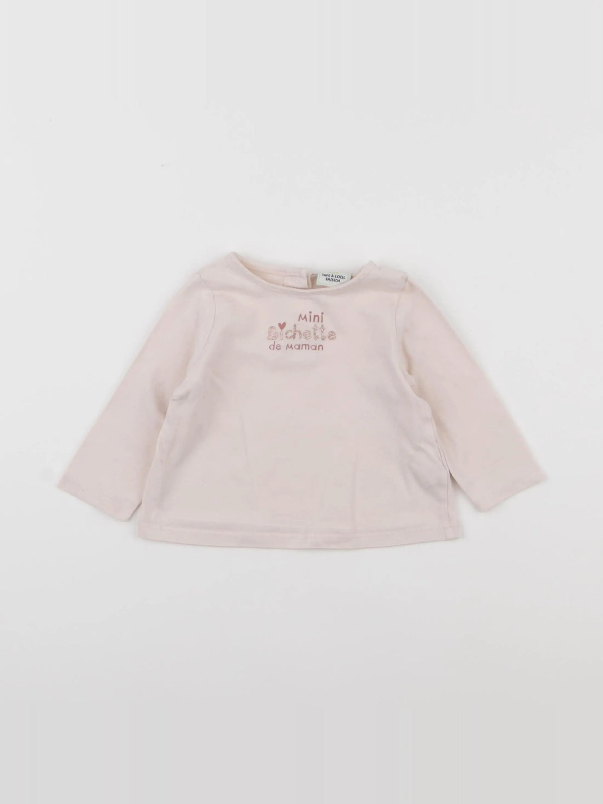 Tape à l'oeil - tee-shirt rose - 6 mois