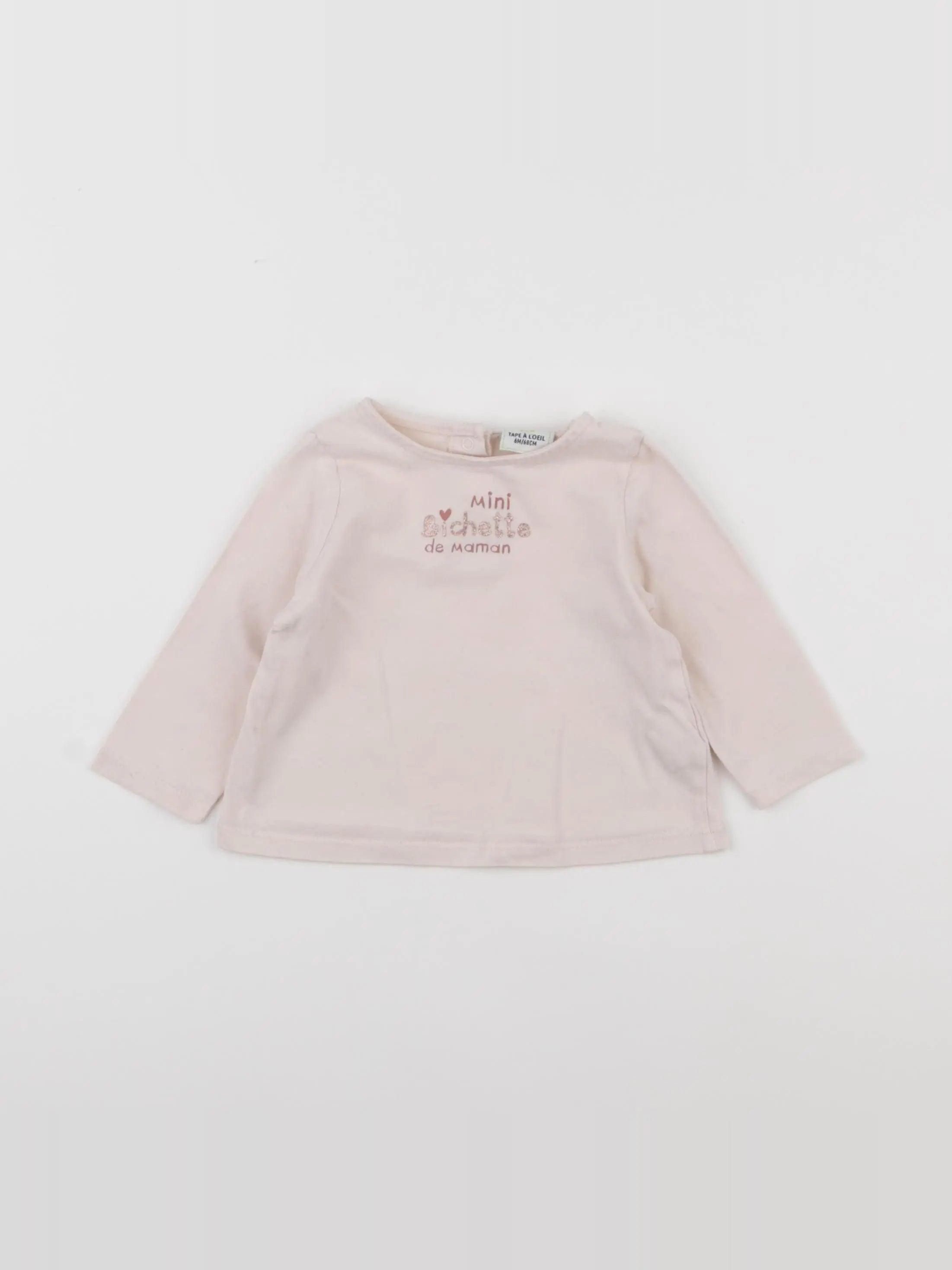 Tape à l'oeil - tee-shirt rose - 6 mois