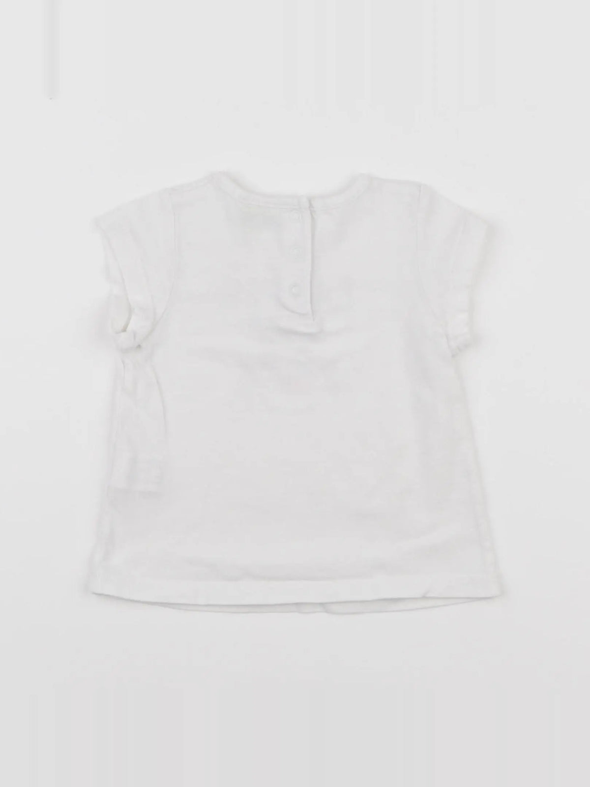 Tape à l'oeil - tee-shirt blanc - 6 mois