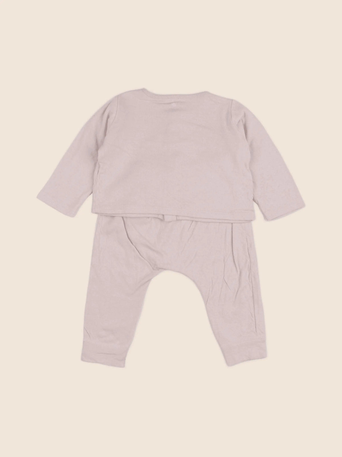 Petit Bateau - ensemble rose - 12 mois